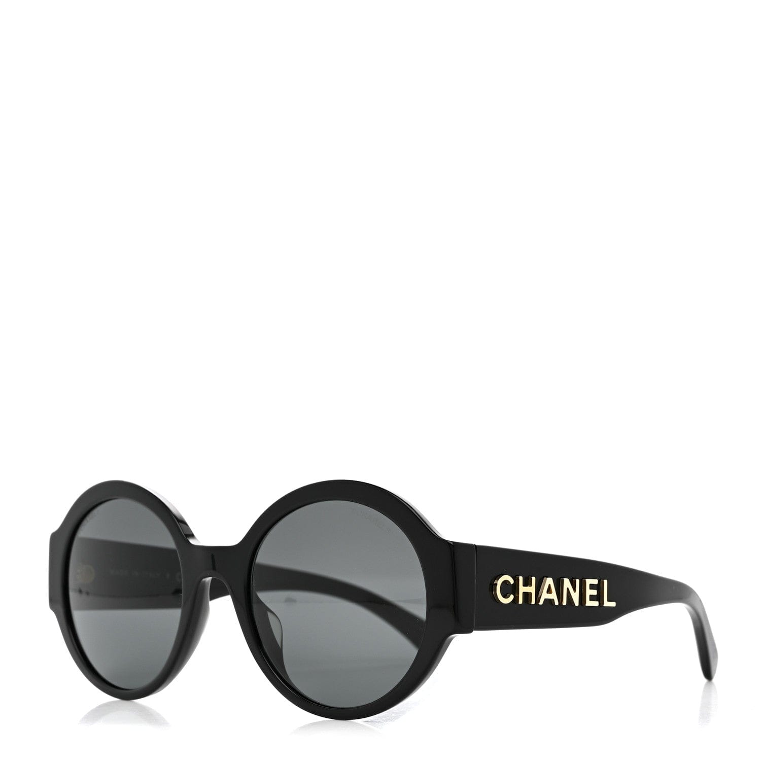 Chanel Acetate Round Sunglasses 5410 - A Black