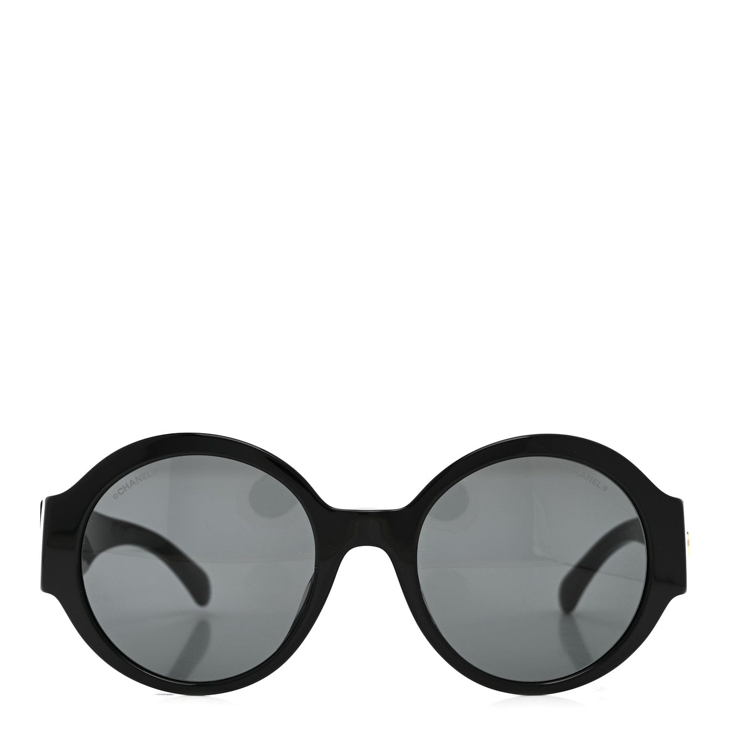Chanel Acetate Round Sunglasses 5410 - A Black