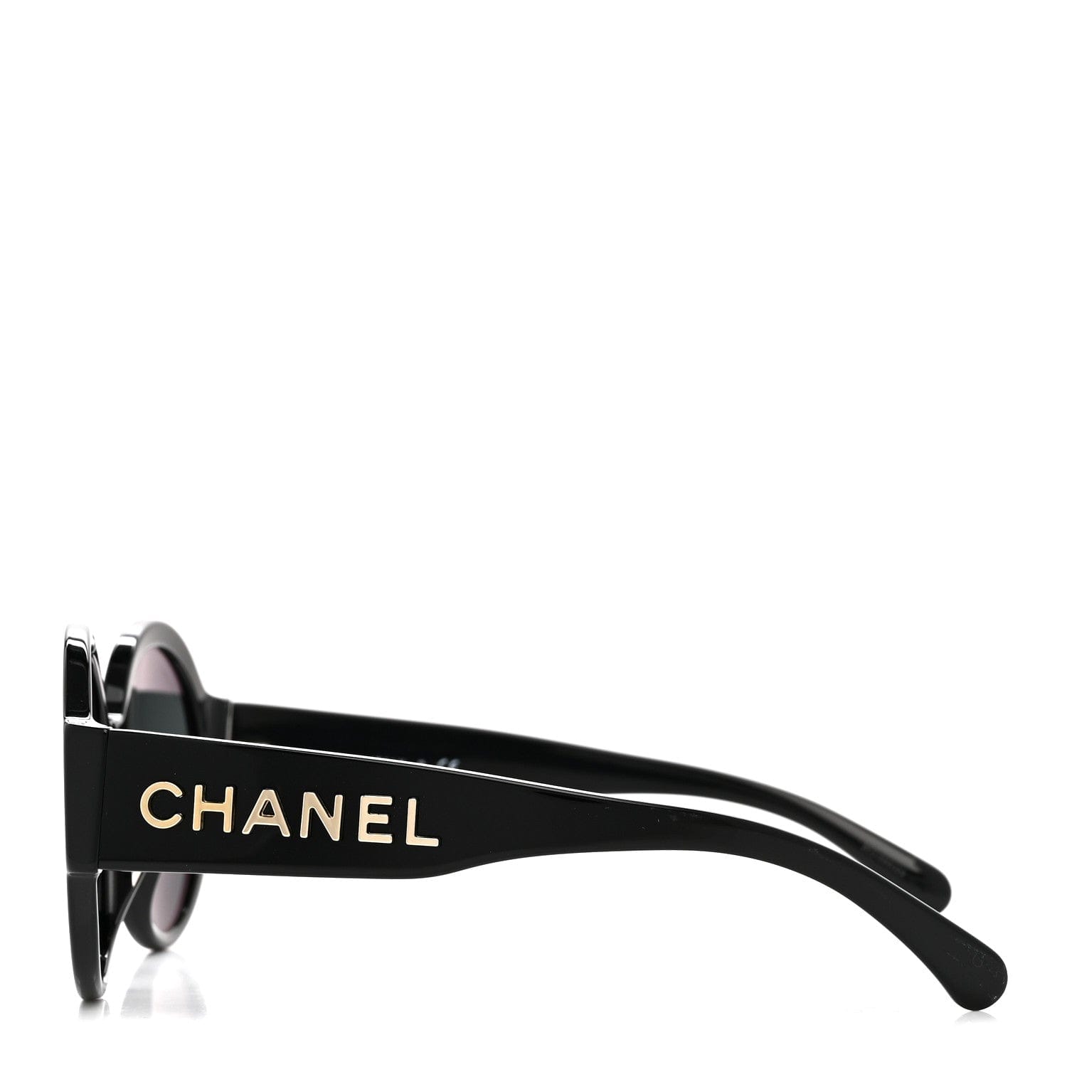 Chanel Acetate Round Sunglasses 5410 - A Black