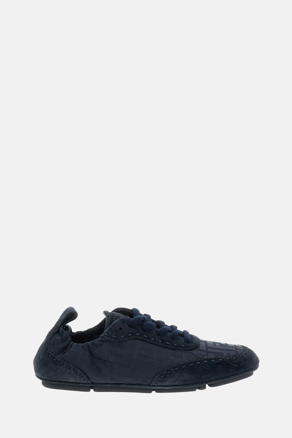 Fendi SCARPE IN SUEDE E NYLON JACQ FF