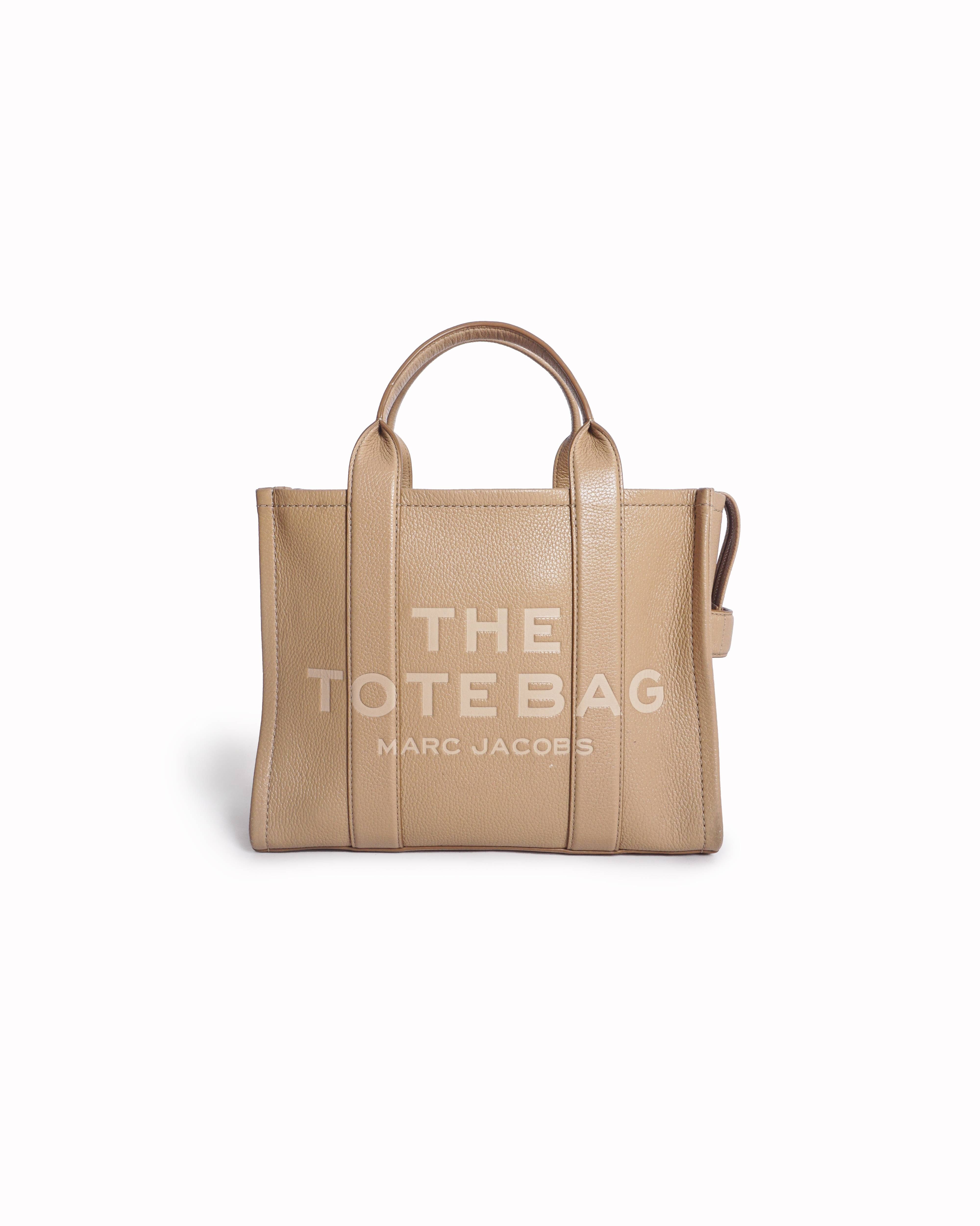 Marc Jacobs Tan Medium Leather Tote Bag