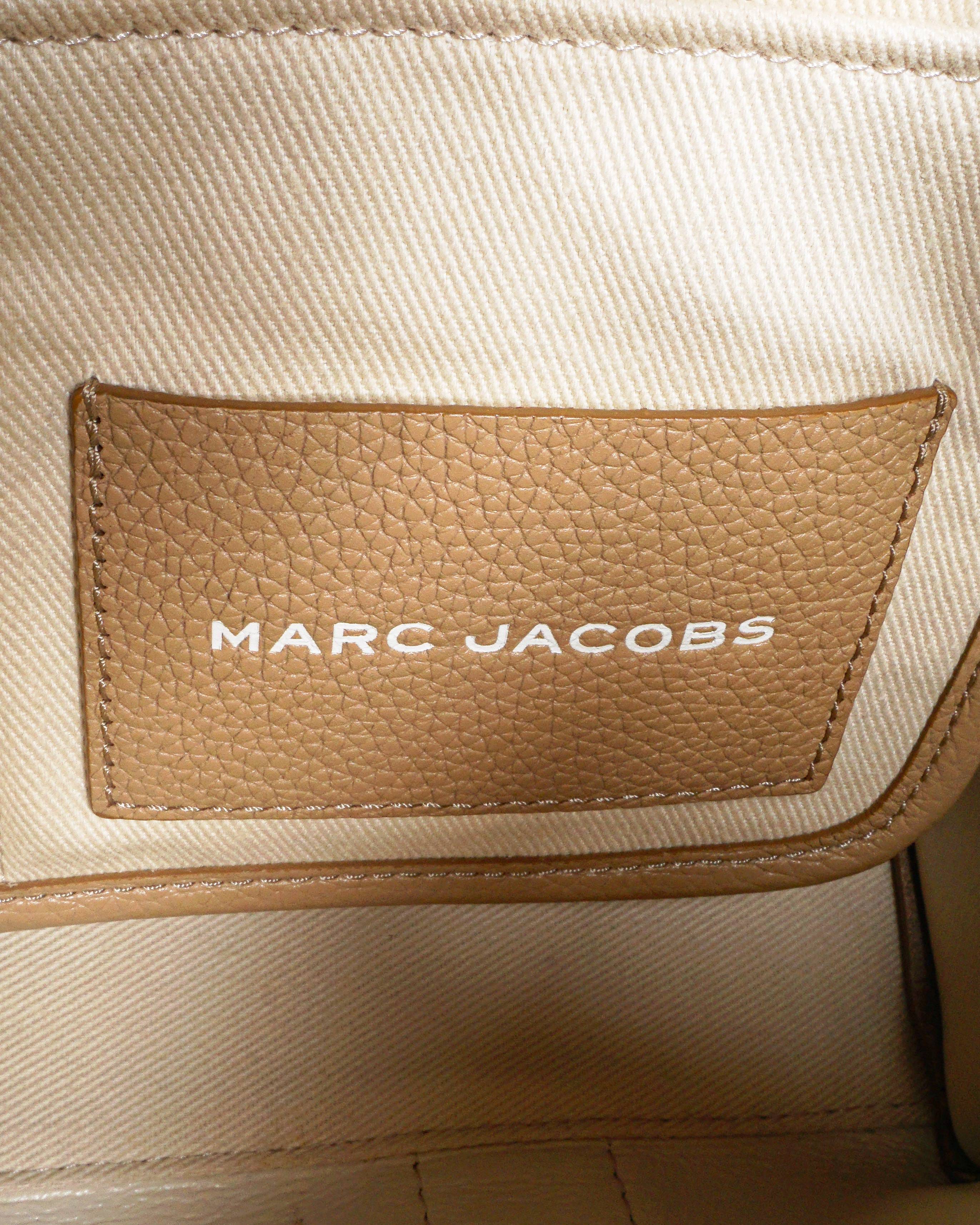 Marc Jacobs Tan Medium Leather Tote Bag