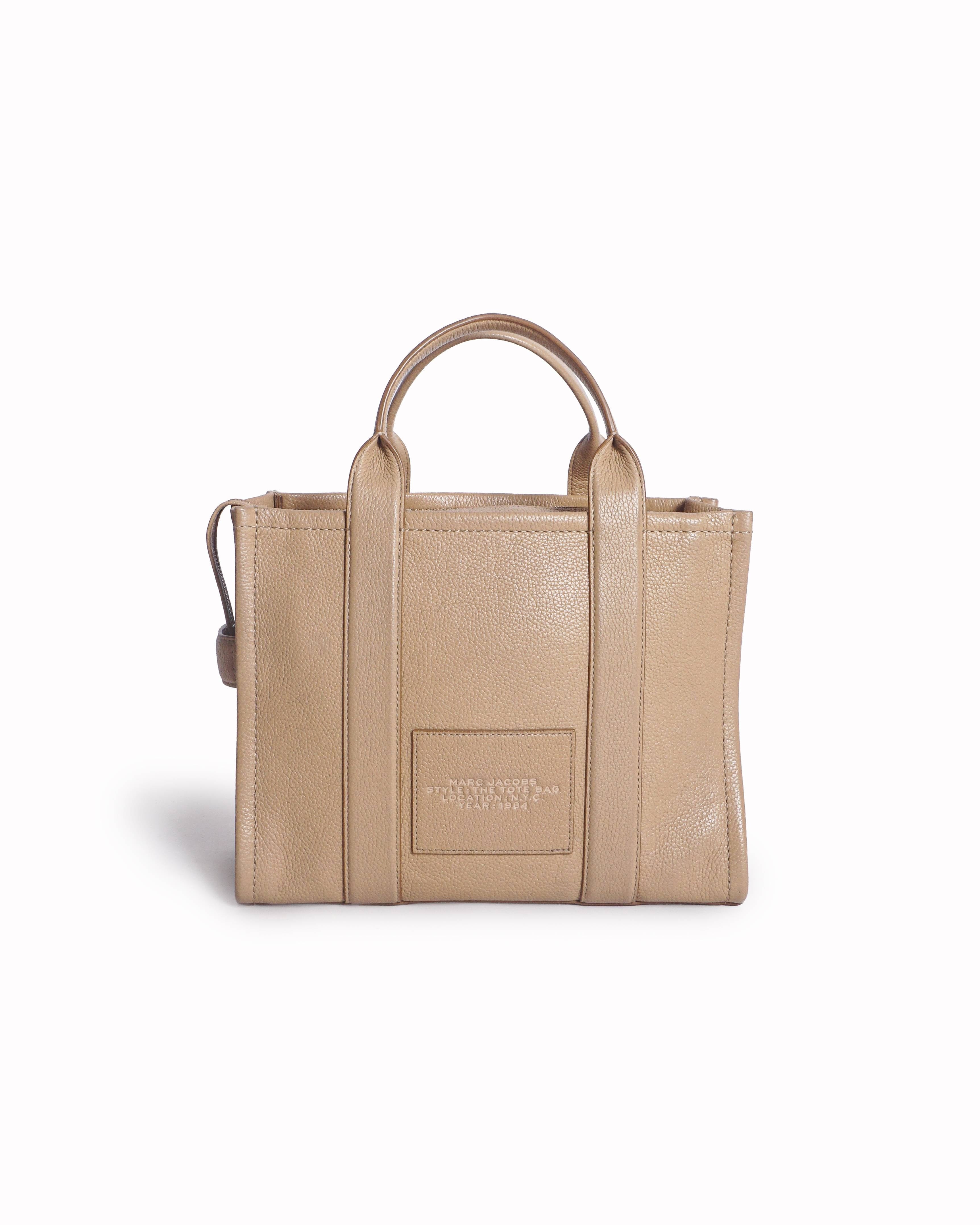 Marc Jacobs Tan Medium Leather Tote Bag