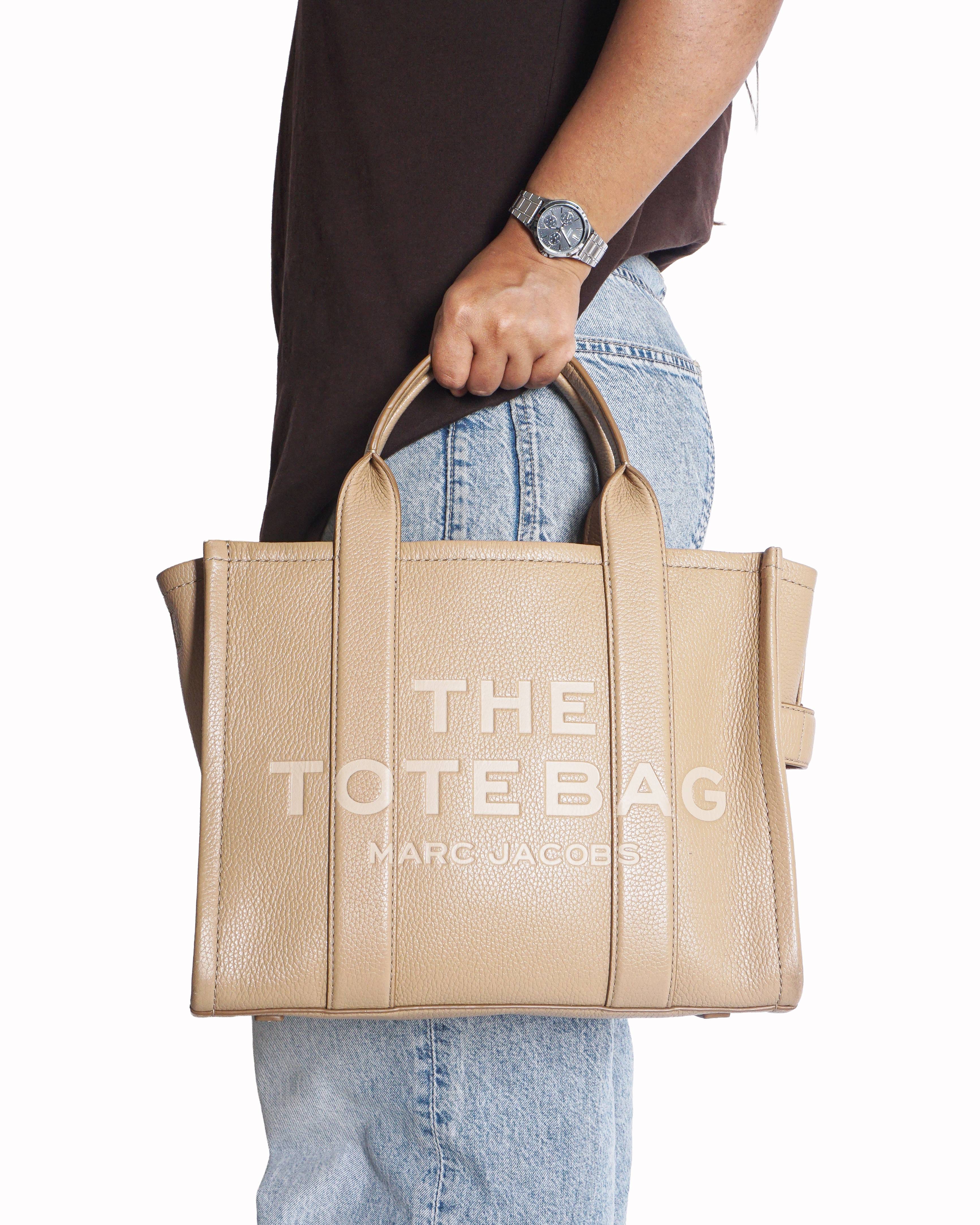 Marc Jacobs Tan Medium Leather Tote Bag
