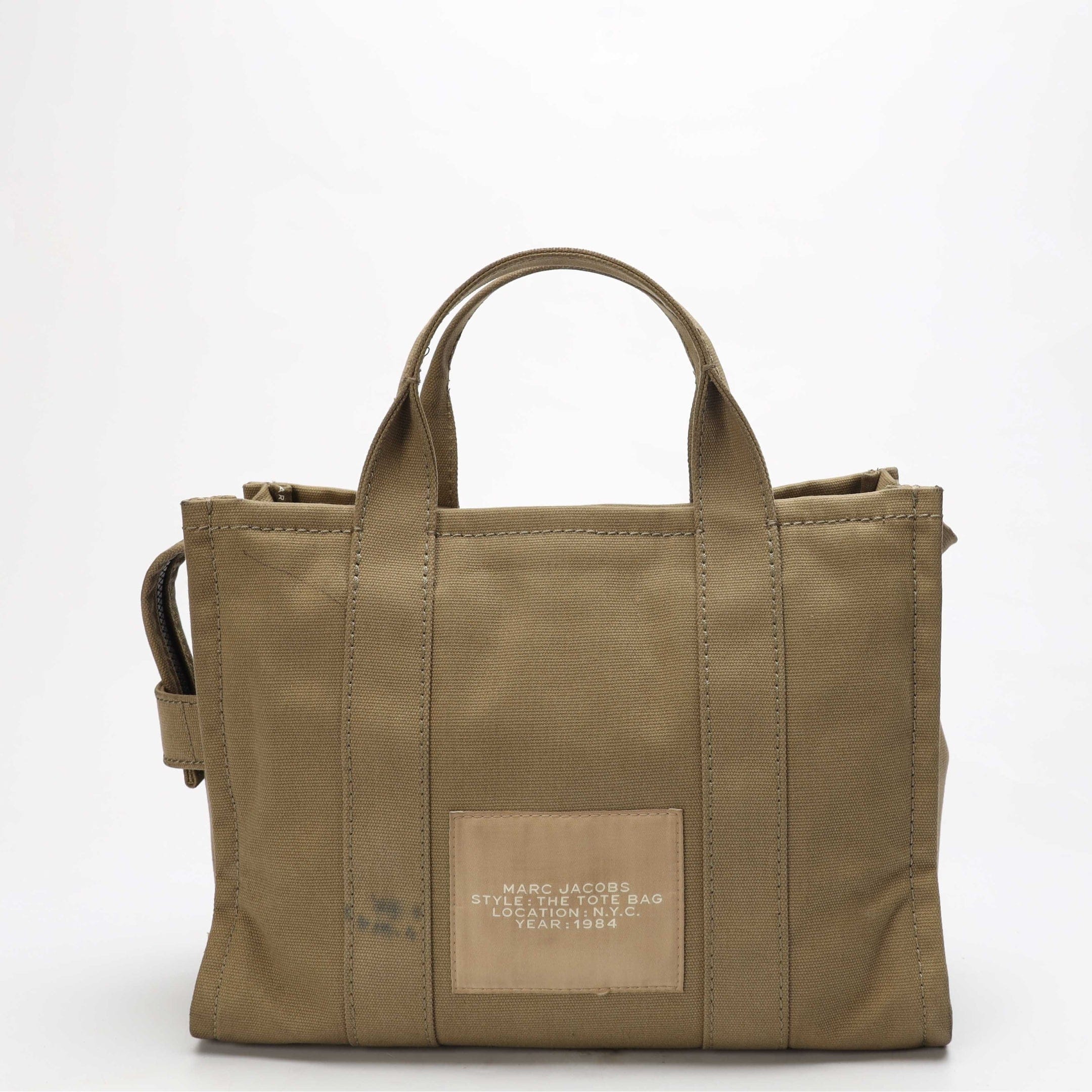 Marc Jacobs Beige The Jacquard Medium Tote