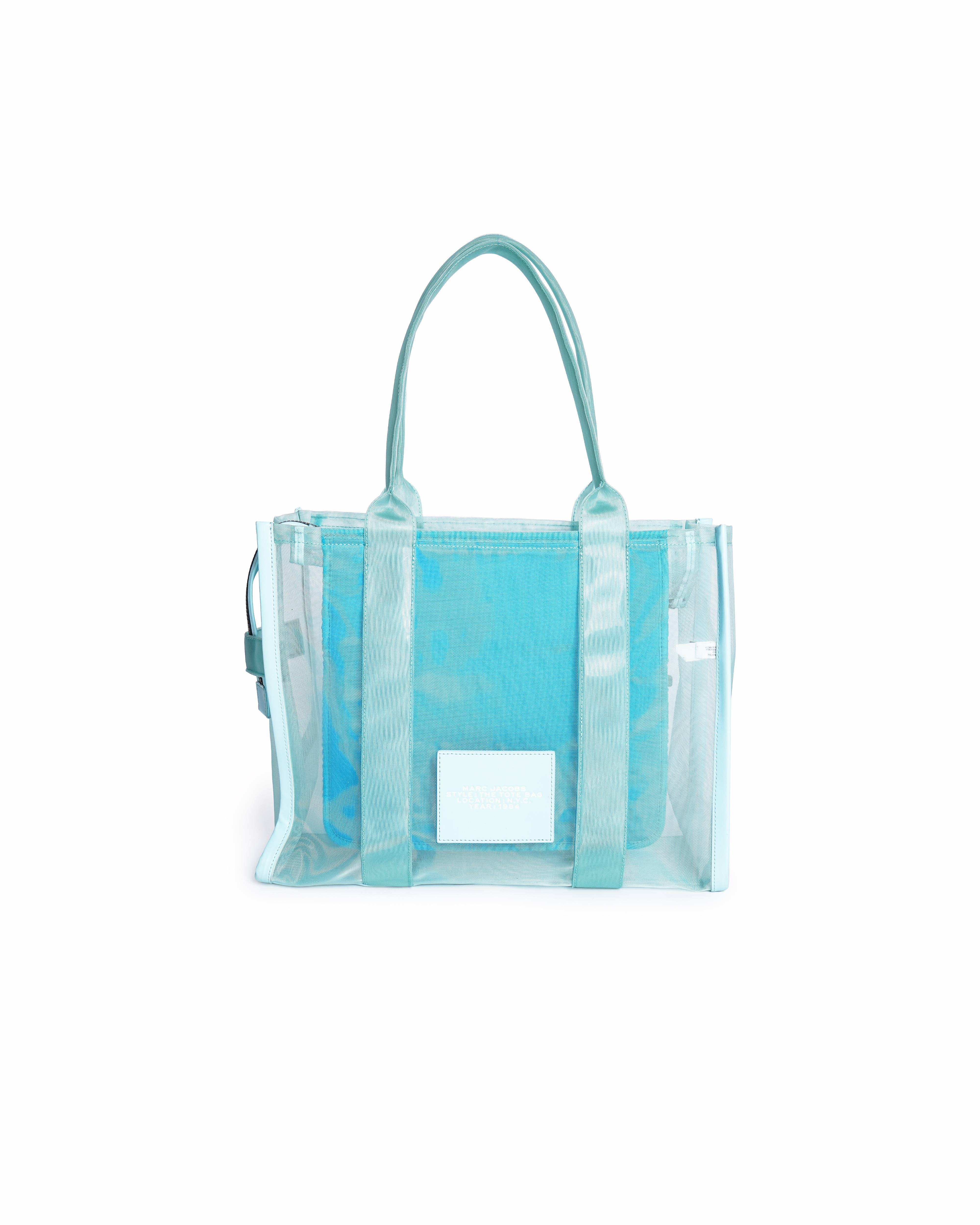 Marc Jacobs Mesh Light Blue Medium Tote Bag