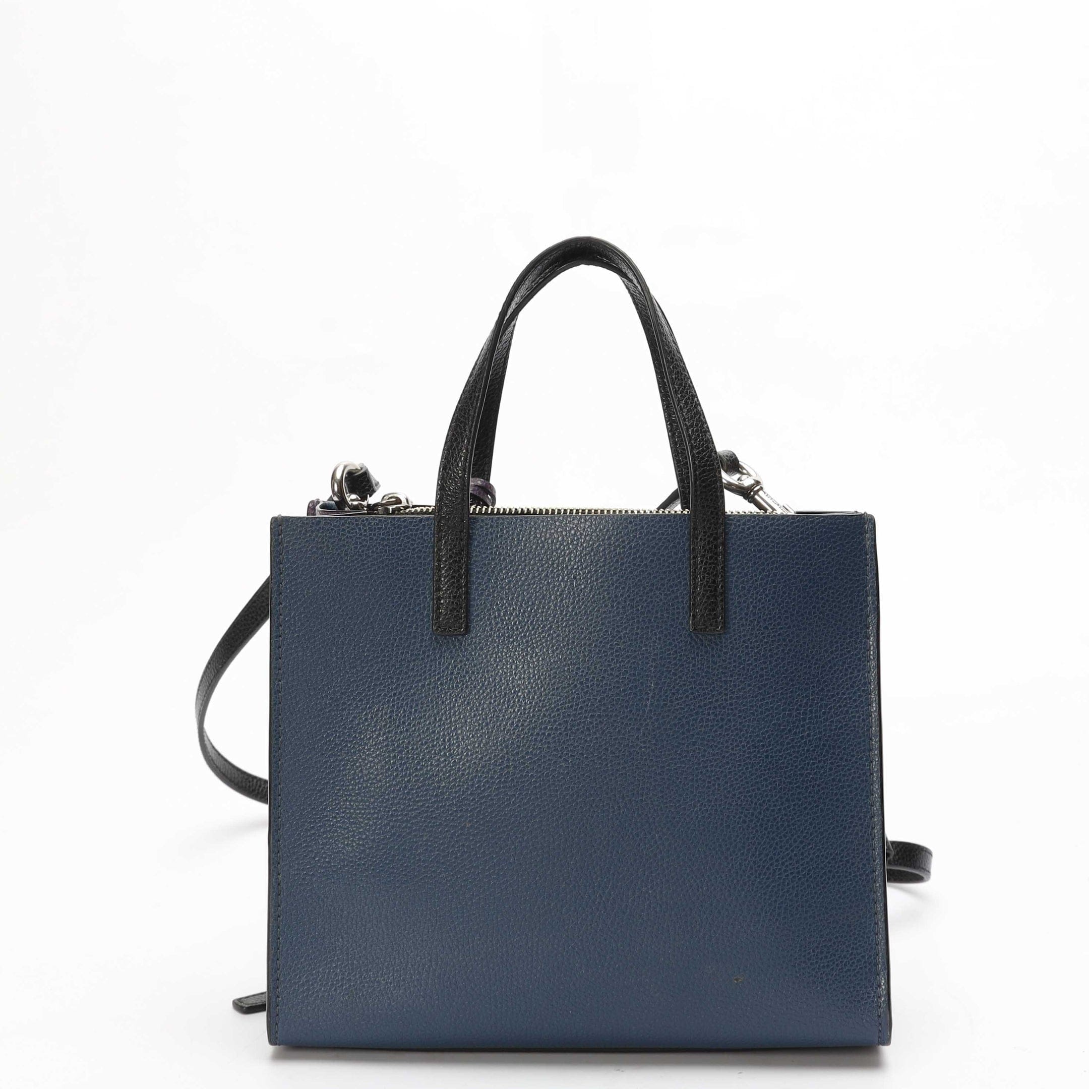 Marc Jacobs Navy Mini Grind Colorblock Tote