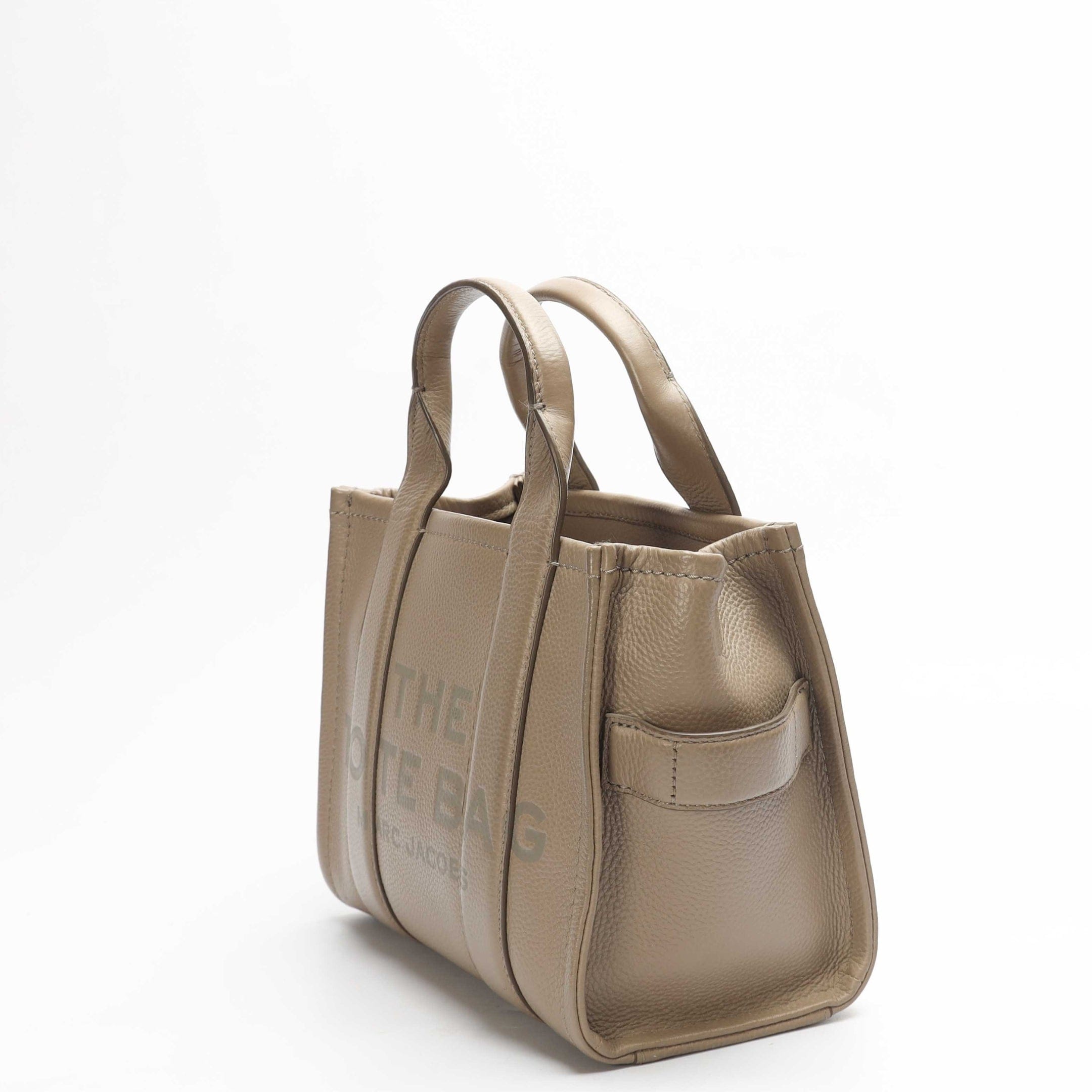 Marc Jacobs Beige The Leather Small Tote Bag