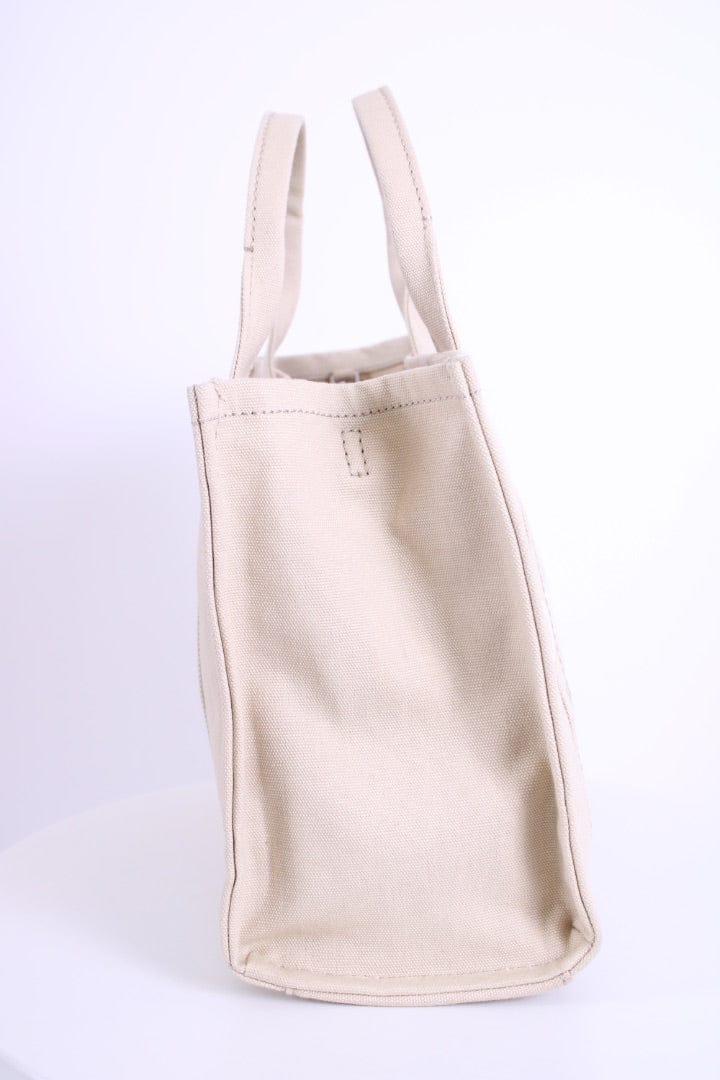 Marc Jacobs The Tote Canvas Bag Cream/ White
