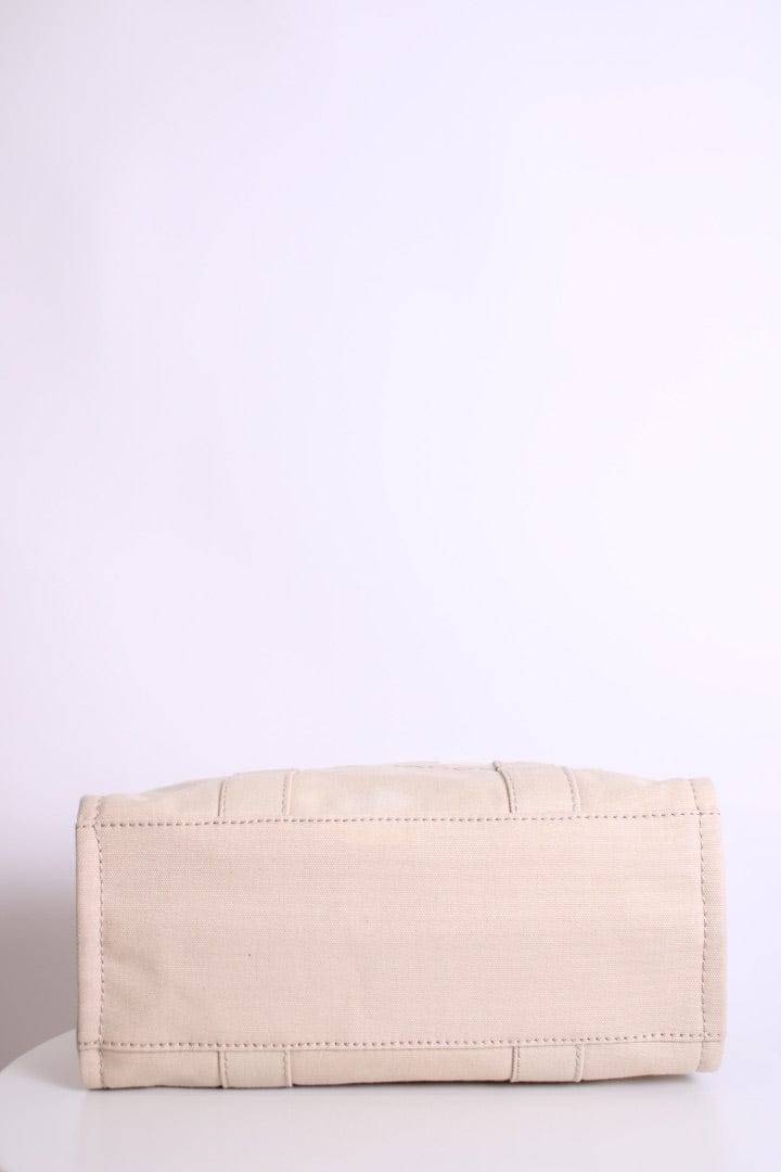 Marc Jacobs The Tote Canvas Bag Cream/ White