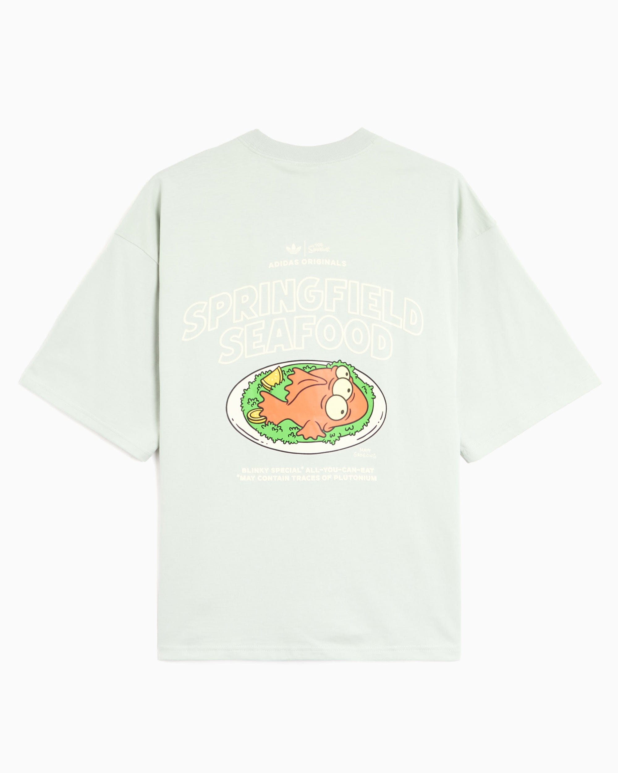 adidas Camiseta con gráfico Relaxed adidas Originals x The Simpsons Springfield Seafood para hombre