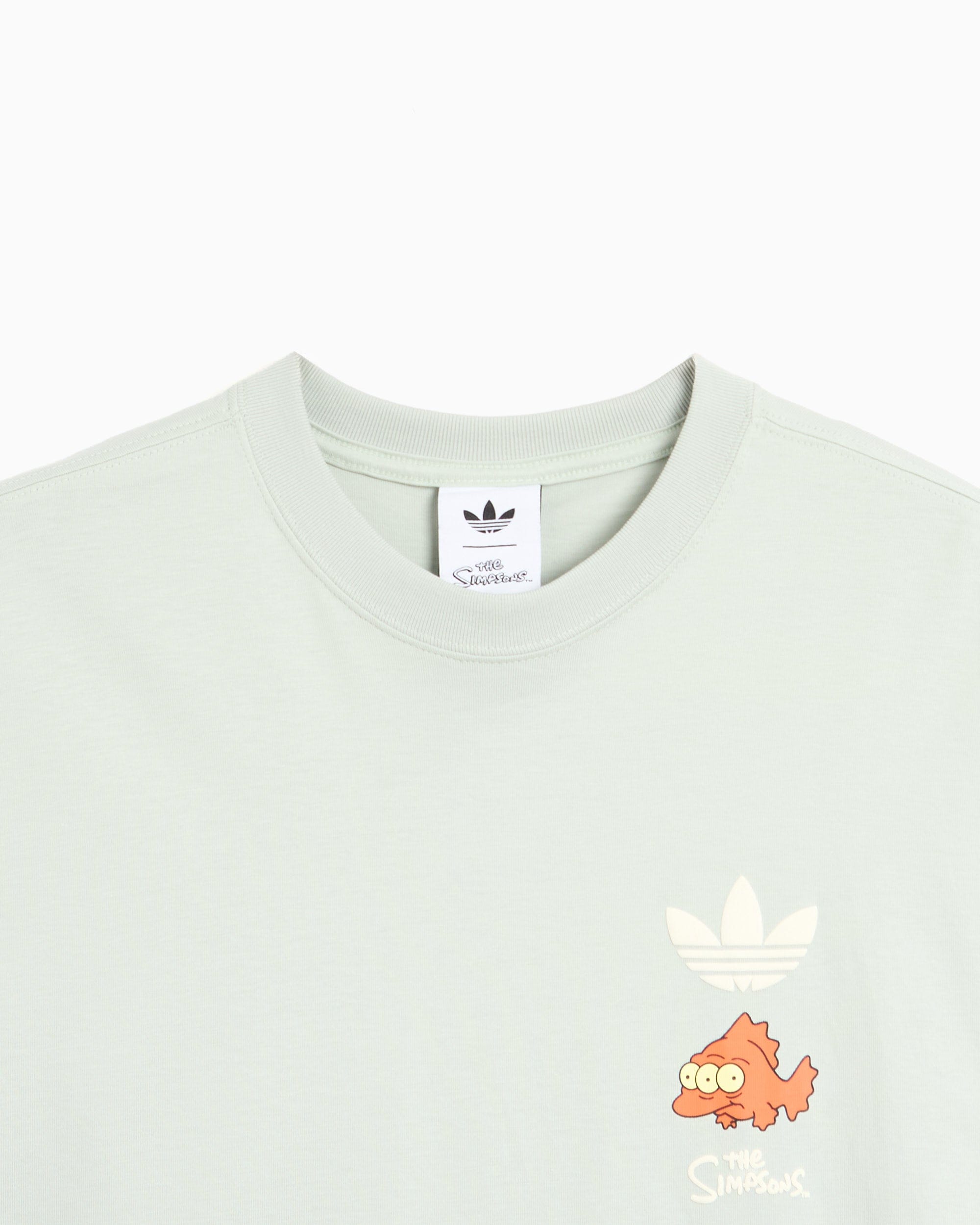 adidas Camiseta con gráfico Relaxed adidas Originals x The Simpsons Springfield Seafood para hombre