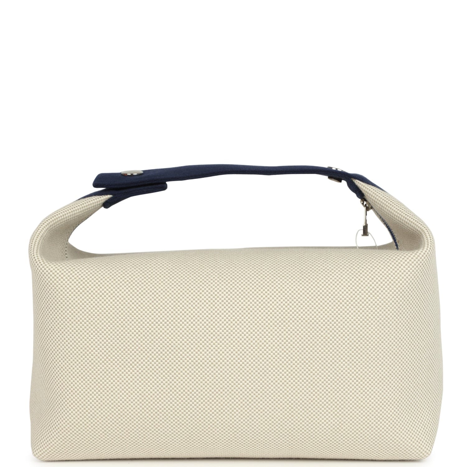 Hermes Bride A Brac Cabriole GM Gris Perle, Bleu Canvas Palladium Hardware