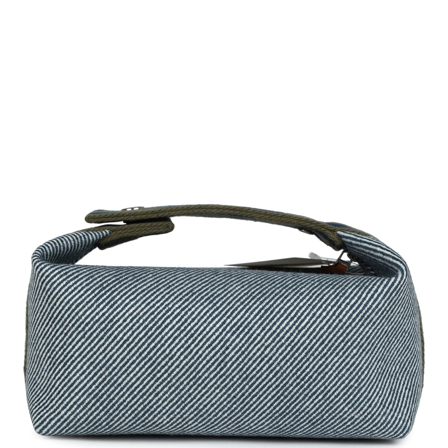 Hermes Bride - A - Brac PM Bleu Abysse Natte Canvas Palladium Hardware