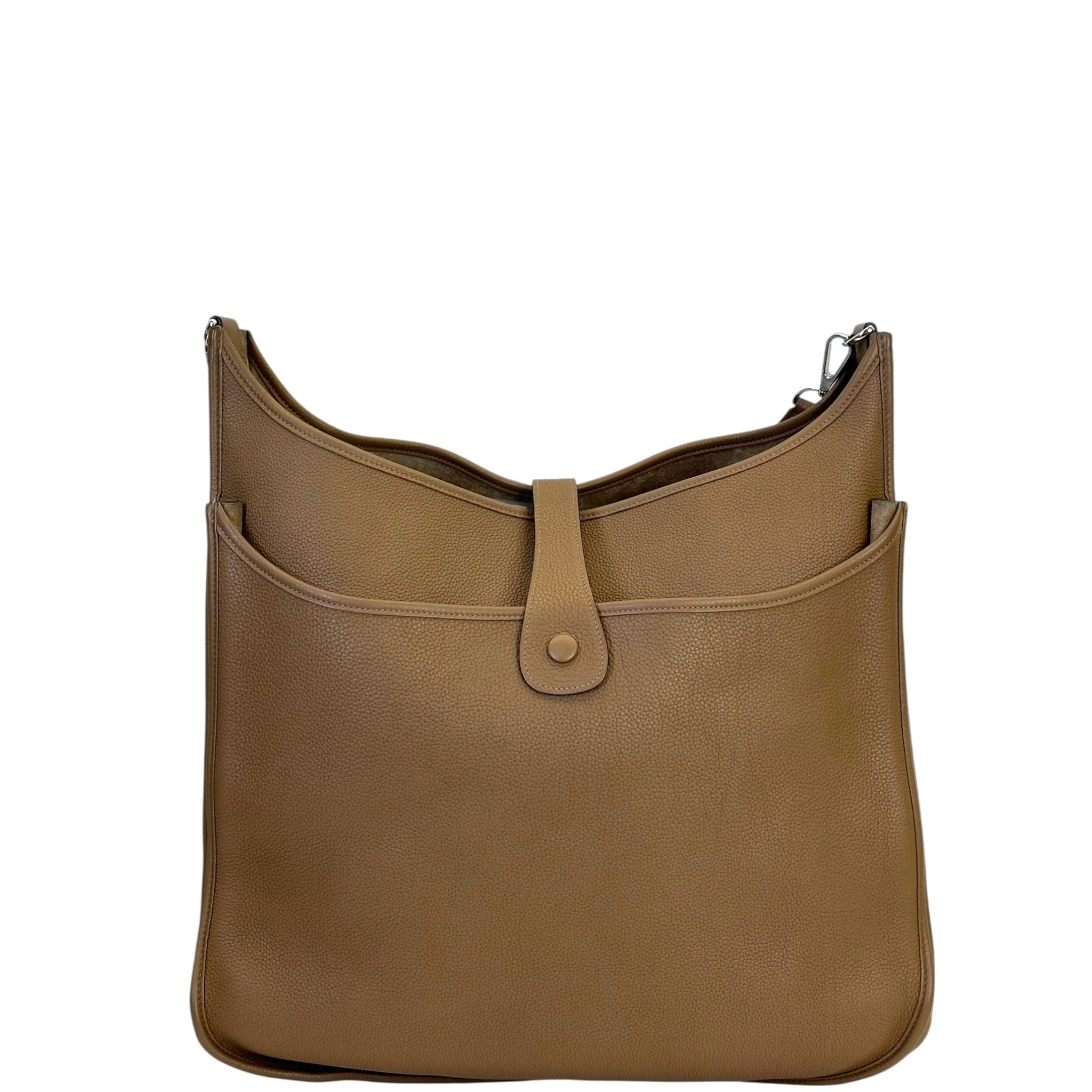 Hermès Evelyne 40 TGM Etoupe Taurillon Clemence PHW