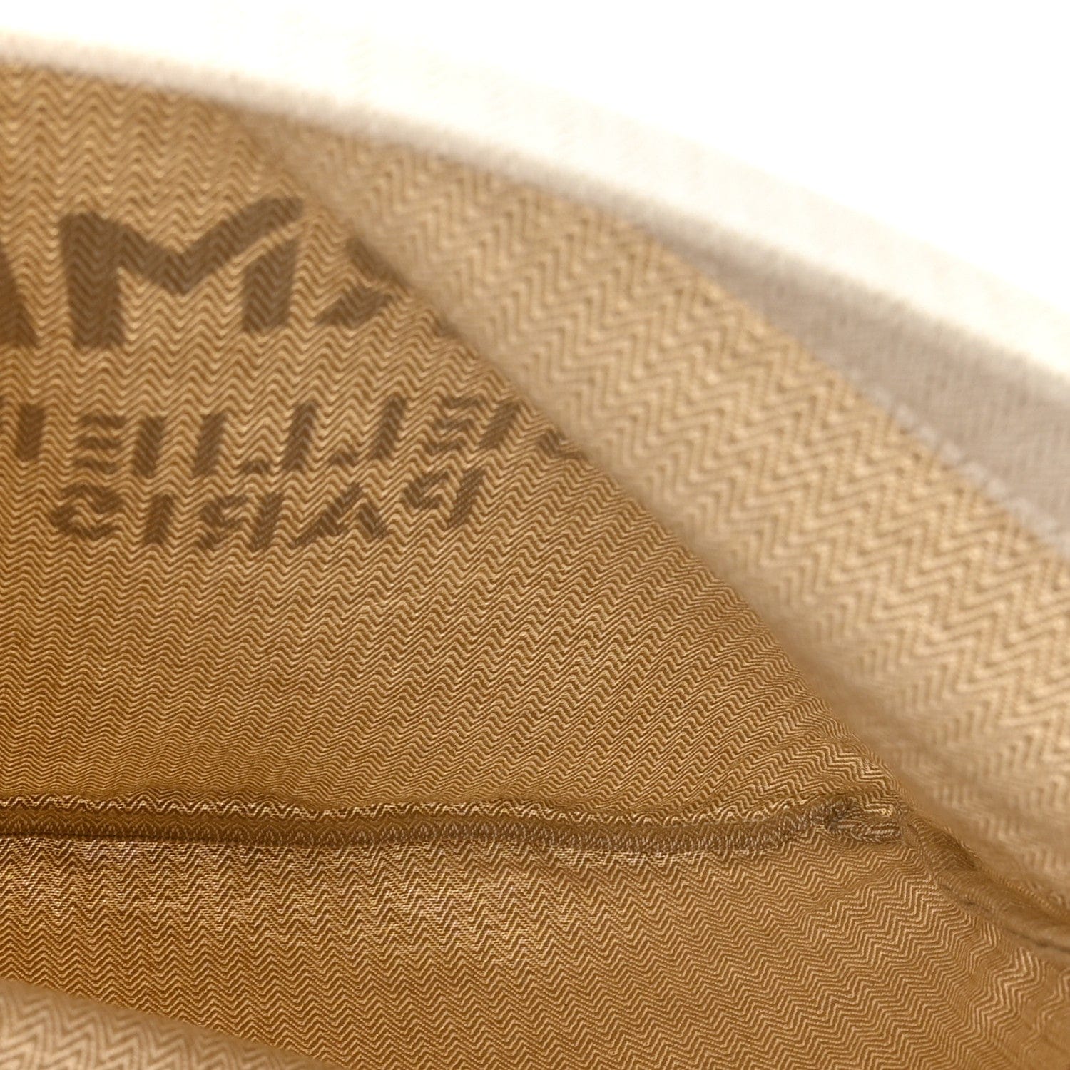 Hermes Canvas Swift Aline Grooming Bag Gold