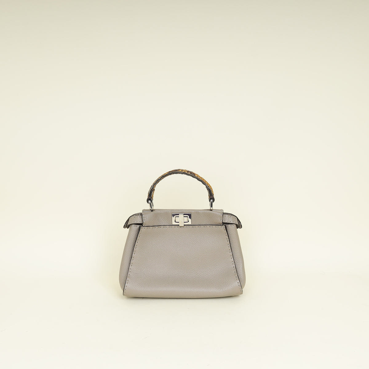Fendi Bicolor Selleria Mini Peekaboo Bag
