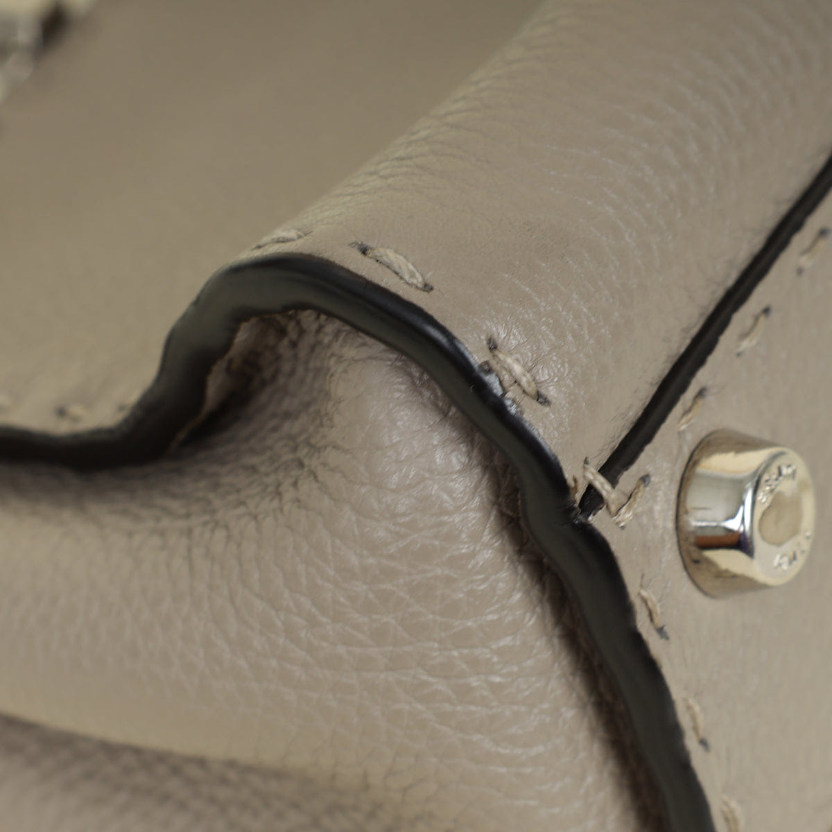 Fendi Bicolor Selleria Mini Peekaboo Bag