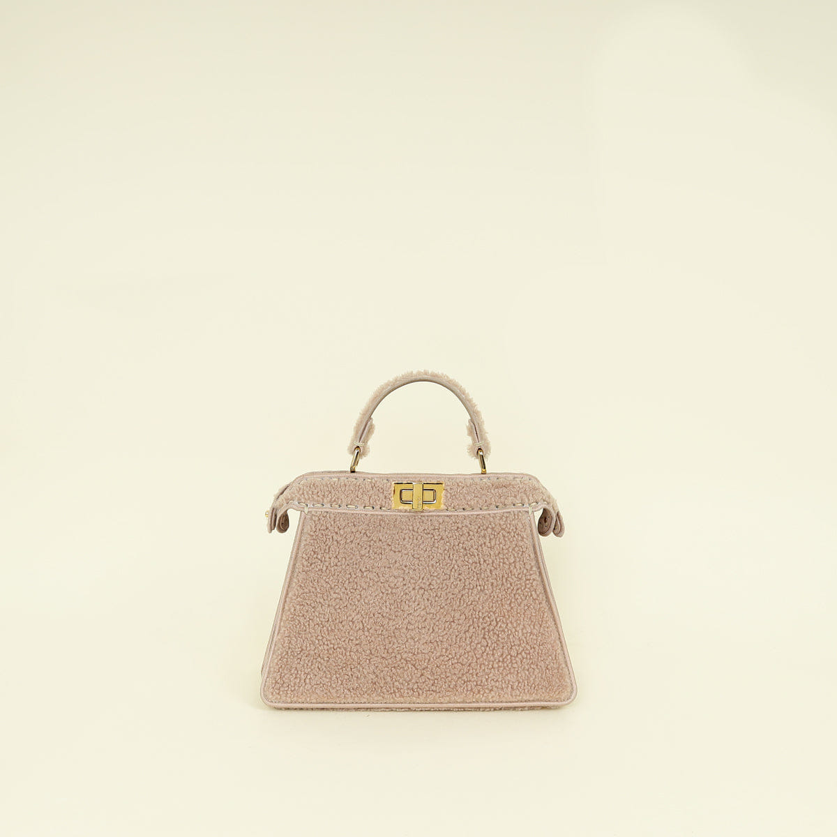 Fendi Beige Peekaboo ISeeU 2021 Small Bag