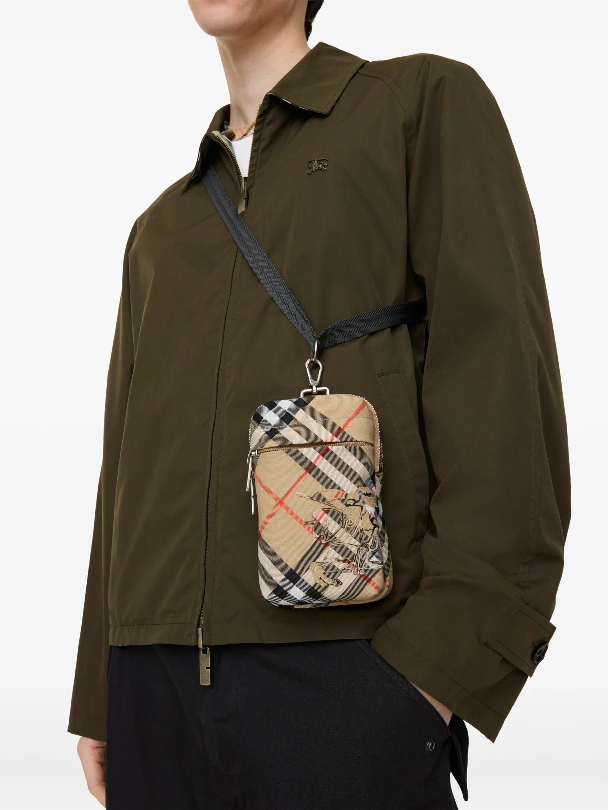 Burberry Check phone bag