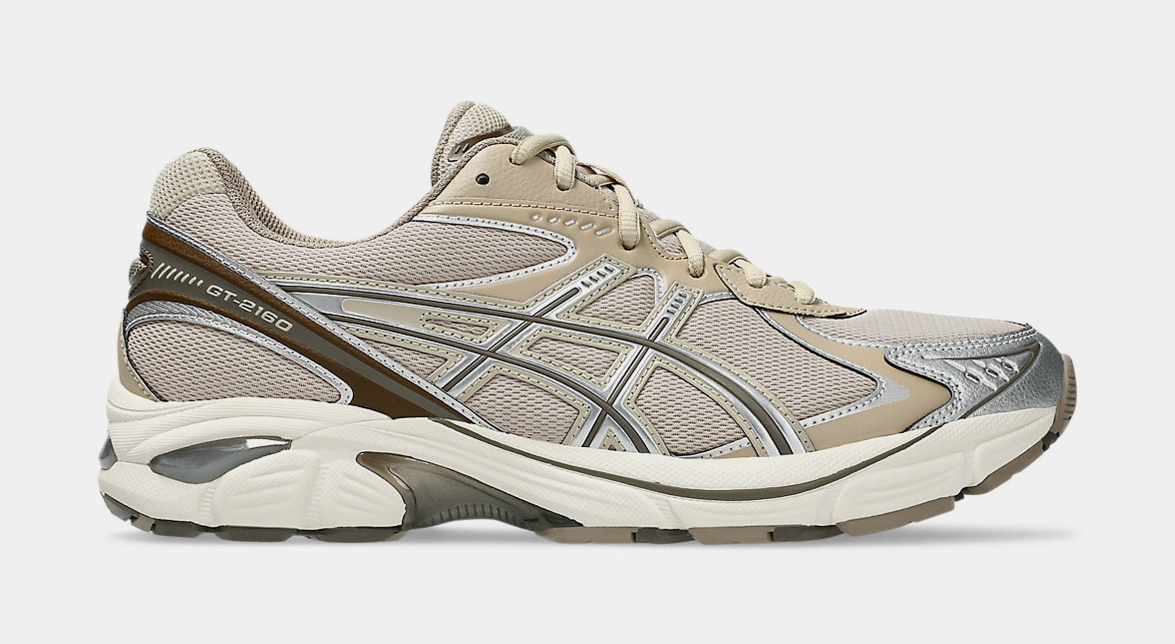 ASICS GT 2160 Mens Running Shoes (Feather Grey/Brown Storm)