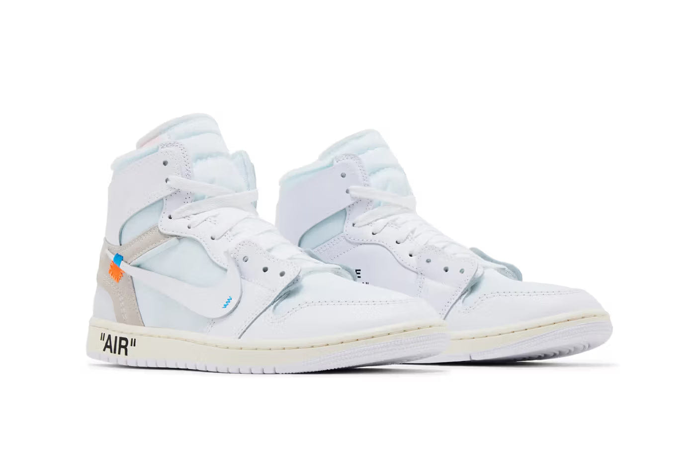 Off - White x Air Jordan 1 Retro High OG Alaska