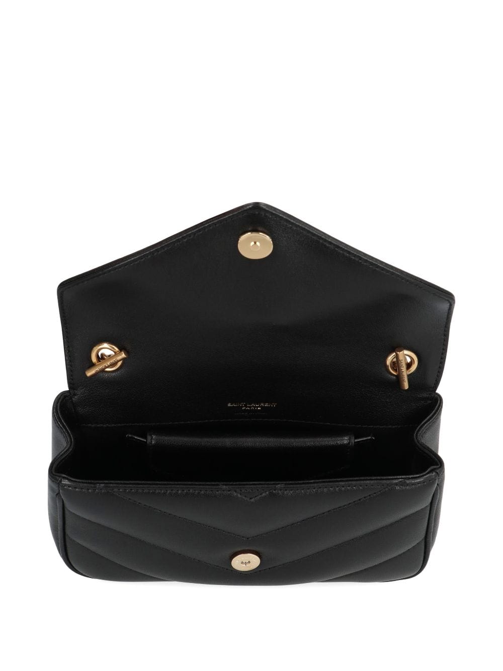 Saint Laurent Women Loulou Mini Leather Crossbody Bag