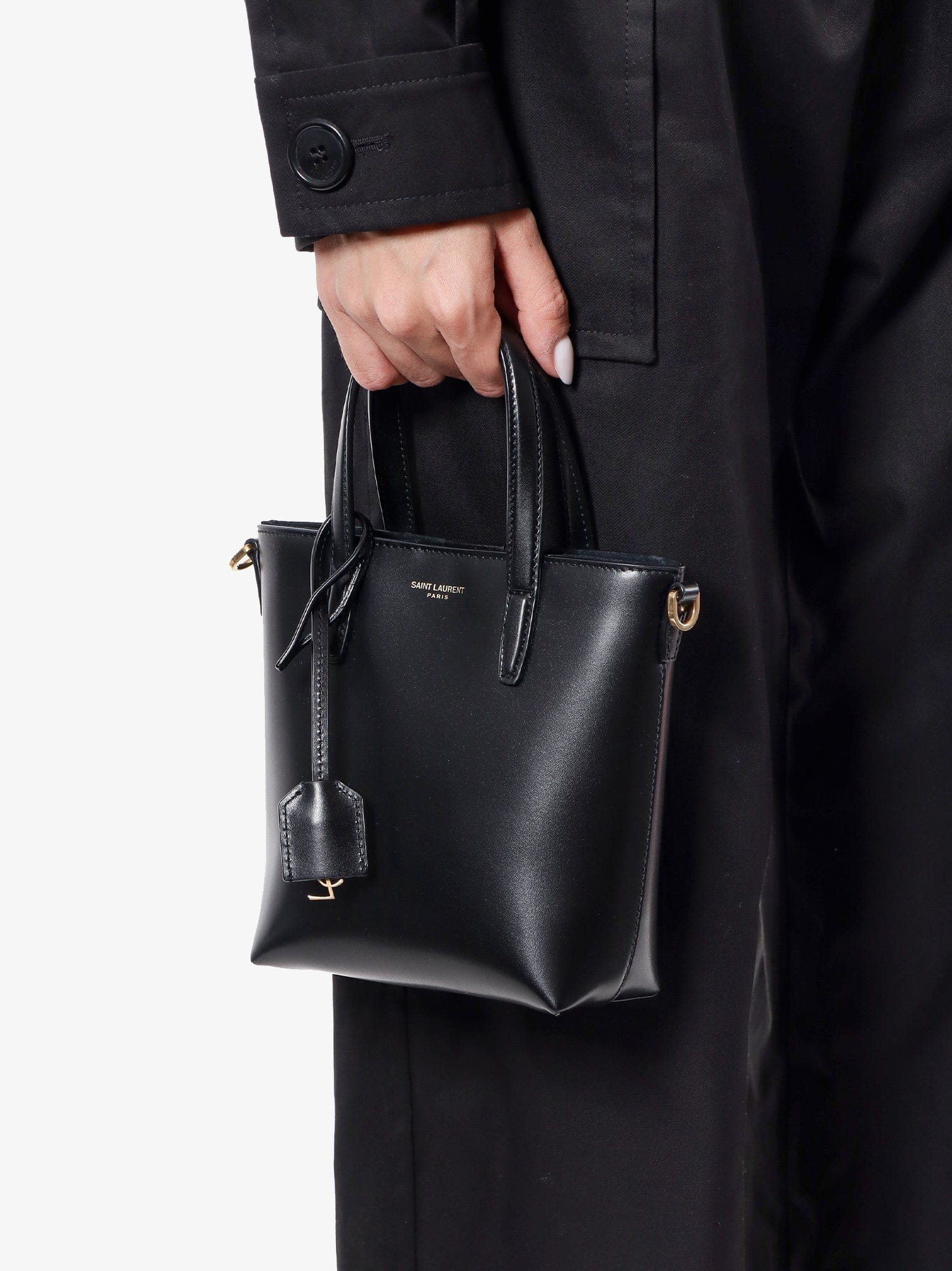 Saint Laurent Women Mini Toy Leather Crossbody Bag
