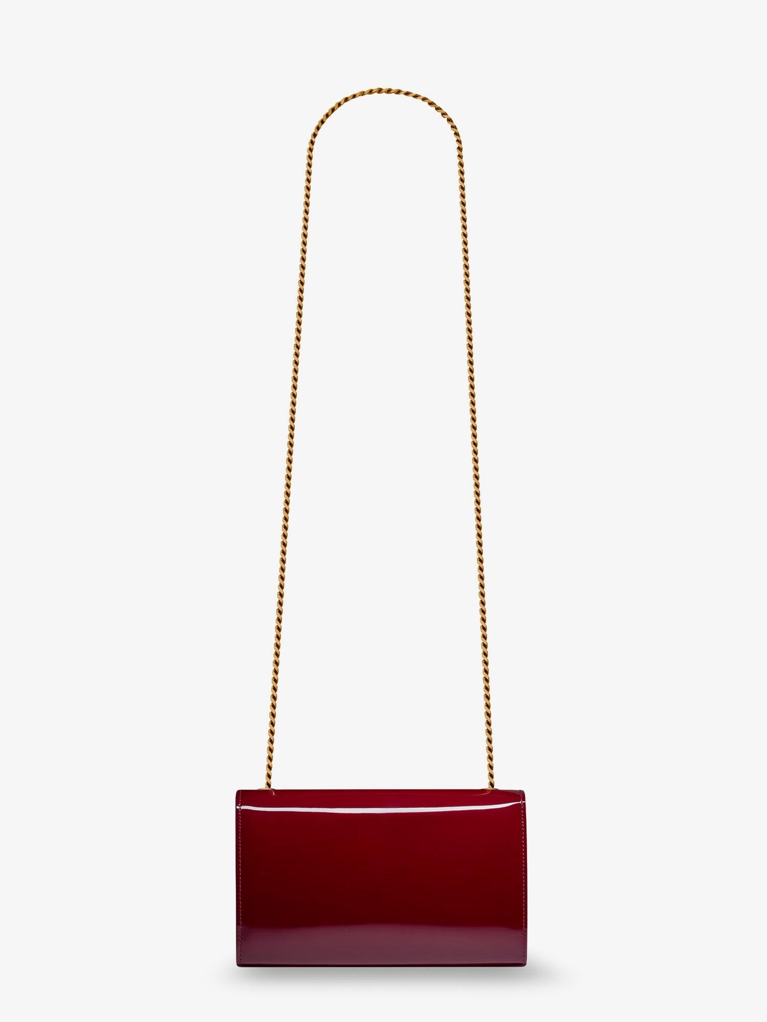 Saint Laurent Women Kate Patent Leather Crossbody Bag