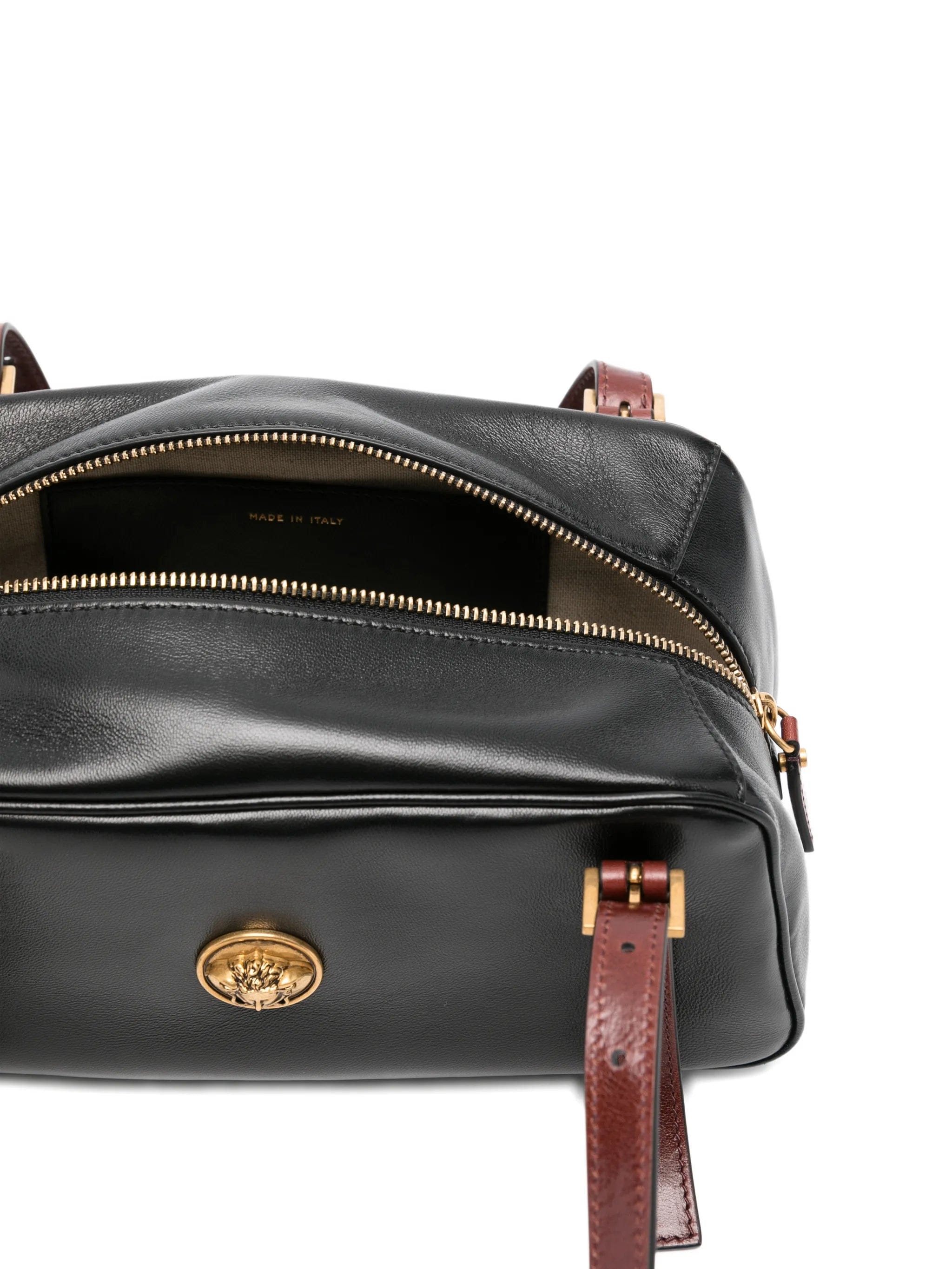 Versace Medusa - appliqué bowling bag