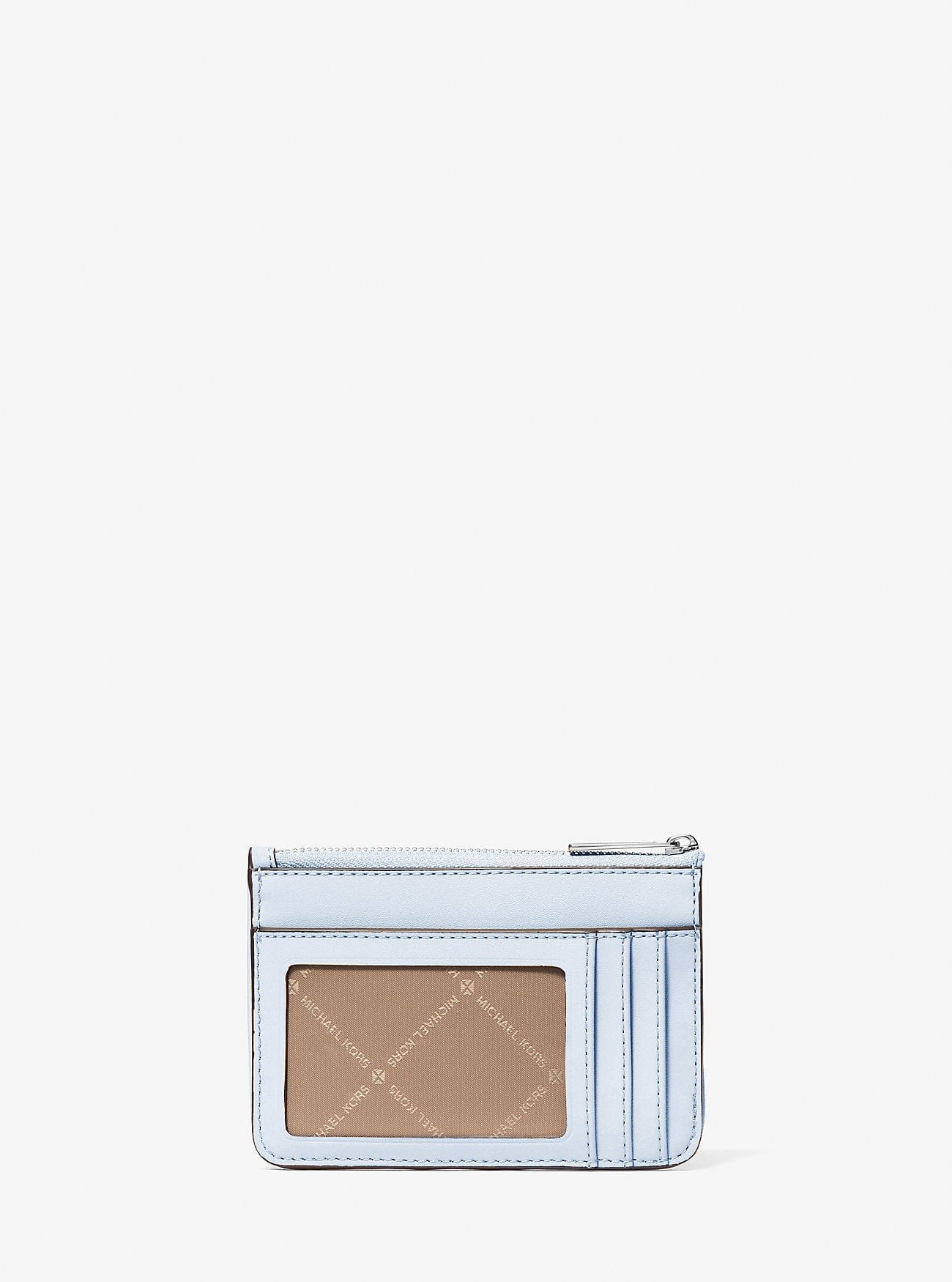 Michael Kors Jet Set Travel Small Matelasse Coin Pouch Pale Ocean