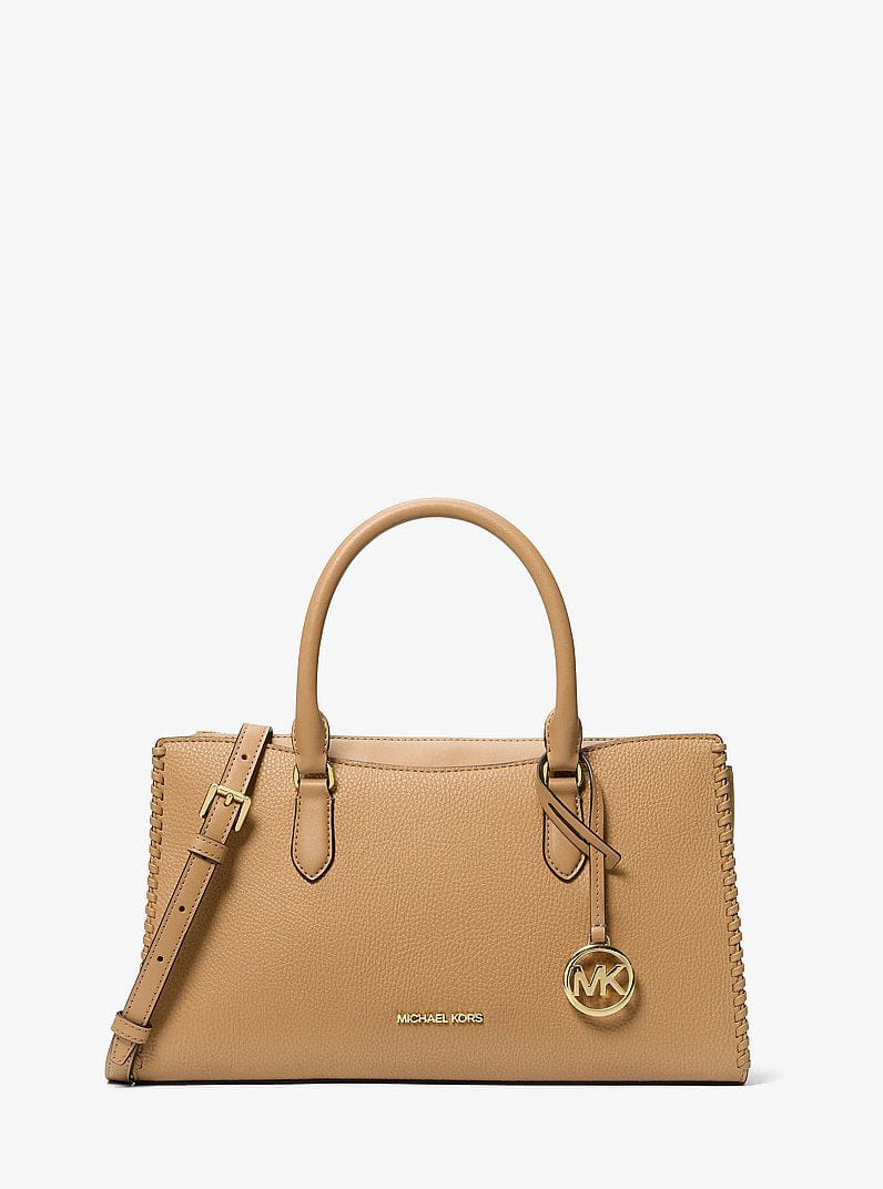 Michael Kors Arden Medium Satchel Camel