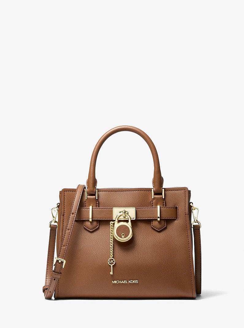 Michael Kors Hamilton Small Leather Satchel Luggage