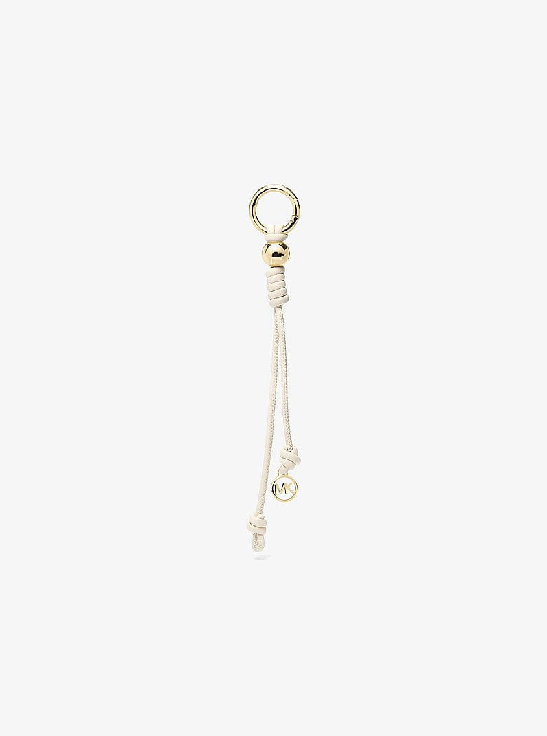Michael Kors Gold - Tone Knot Bag Charm Lt Cream