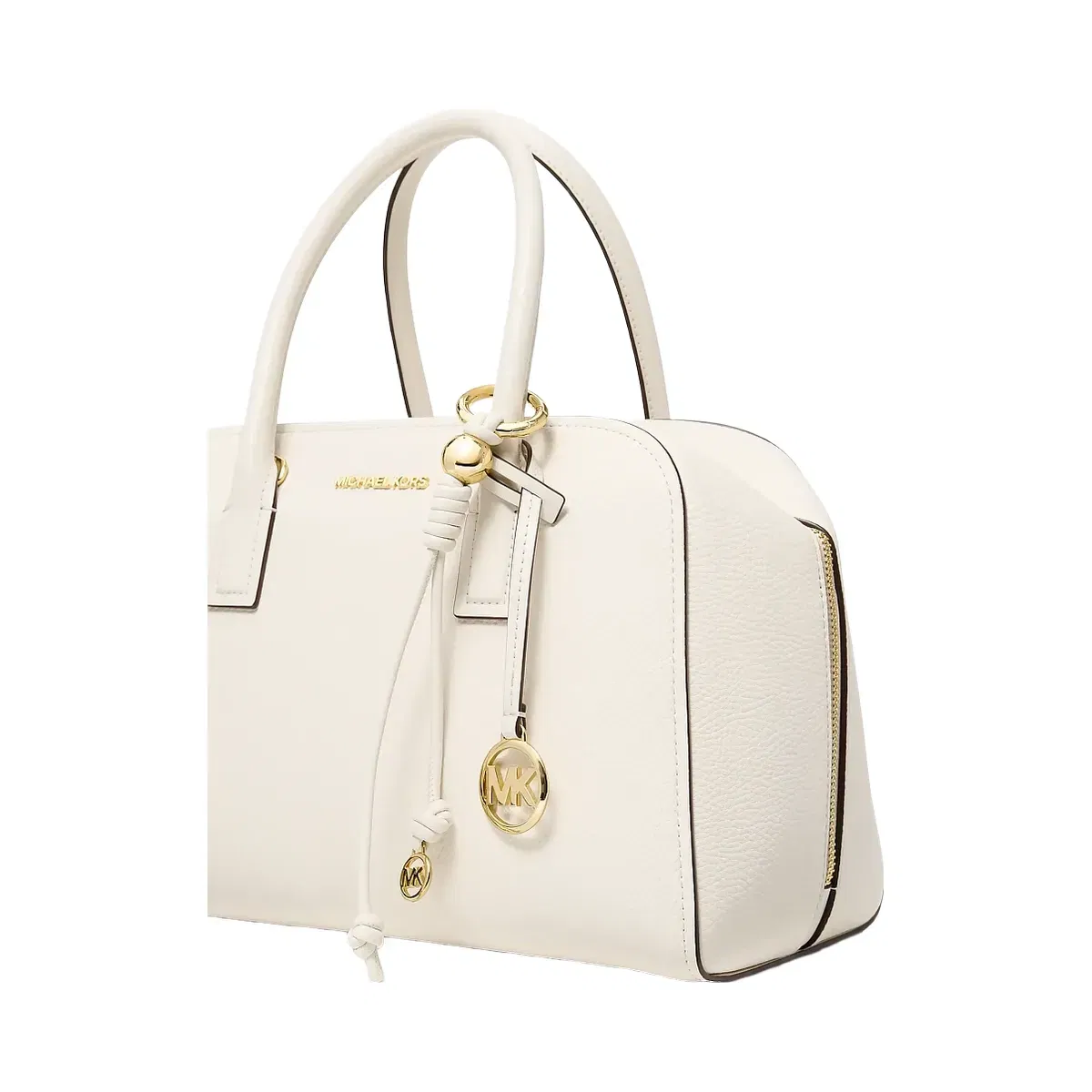Michael Kors Gold - Tone Knot Bag Charm Lt Cream