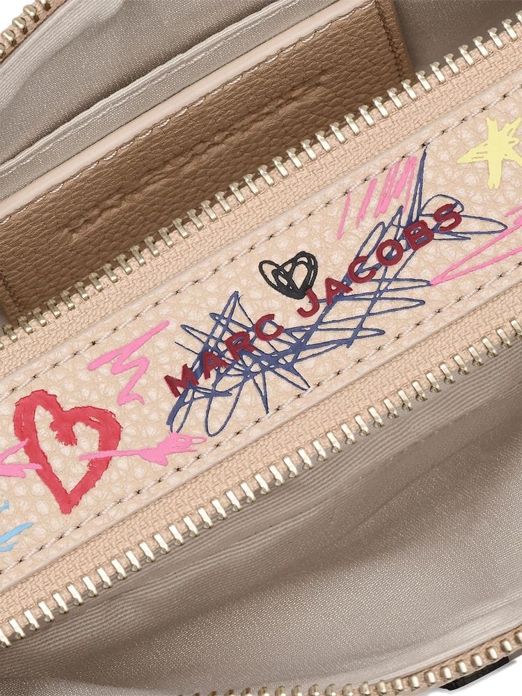 Marc Jacobs Graphic Leather Crossbody Bag — Multicolor
