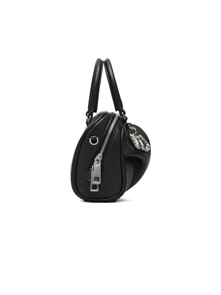 Marc Jacobs Micro Bauletto Crossbody Bag — Black