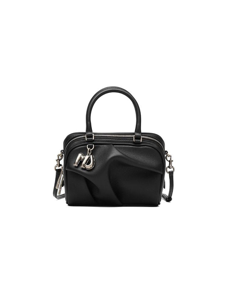 Marc Jacobs Micro Bauletto Crossbody Bag — Black