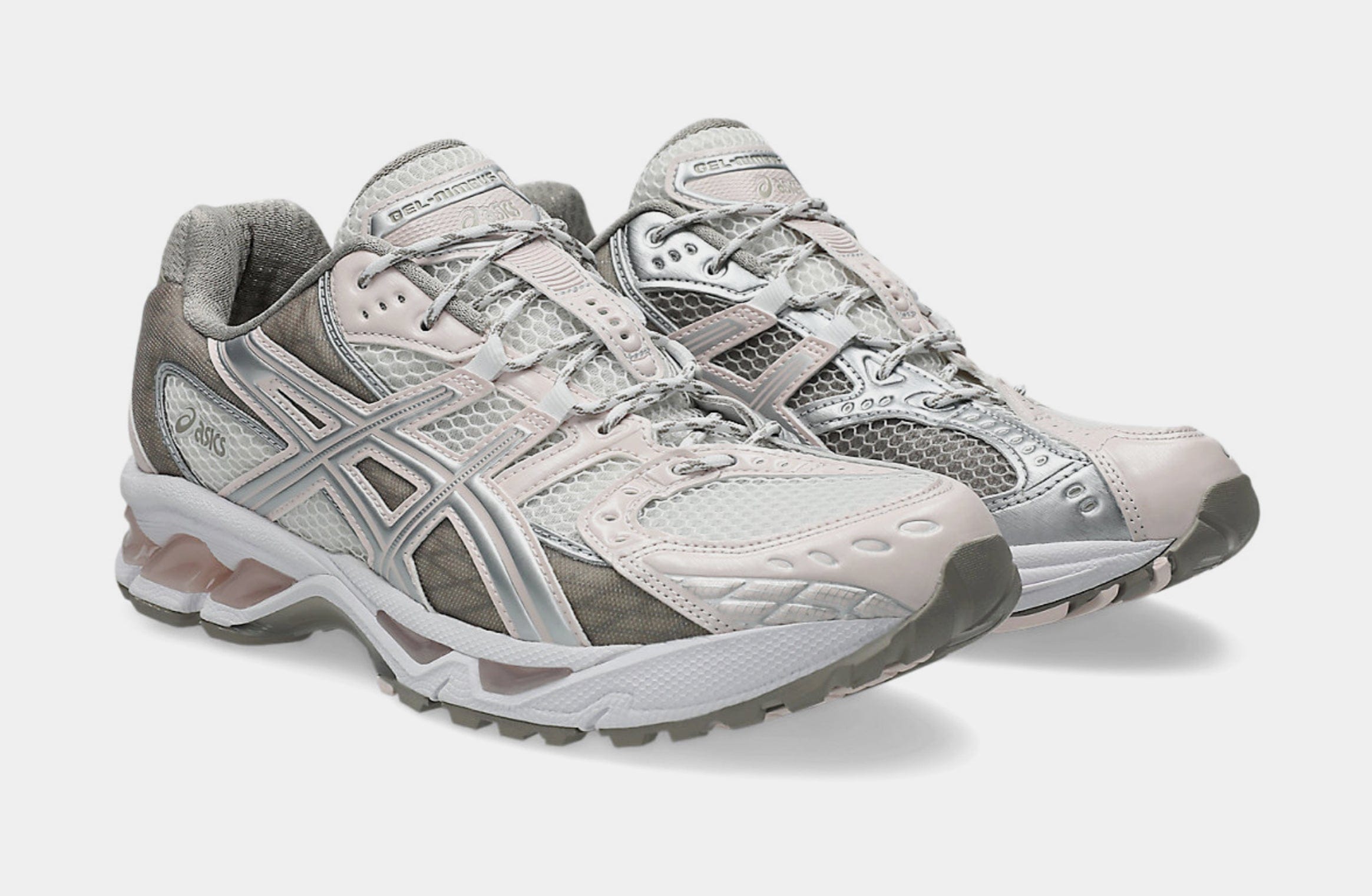 ASICS Gel Nimbus 10.1 Mens Lifestyle Shoes (Cream/Pink Cloud)