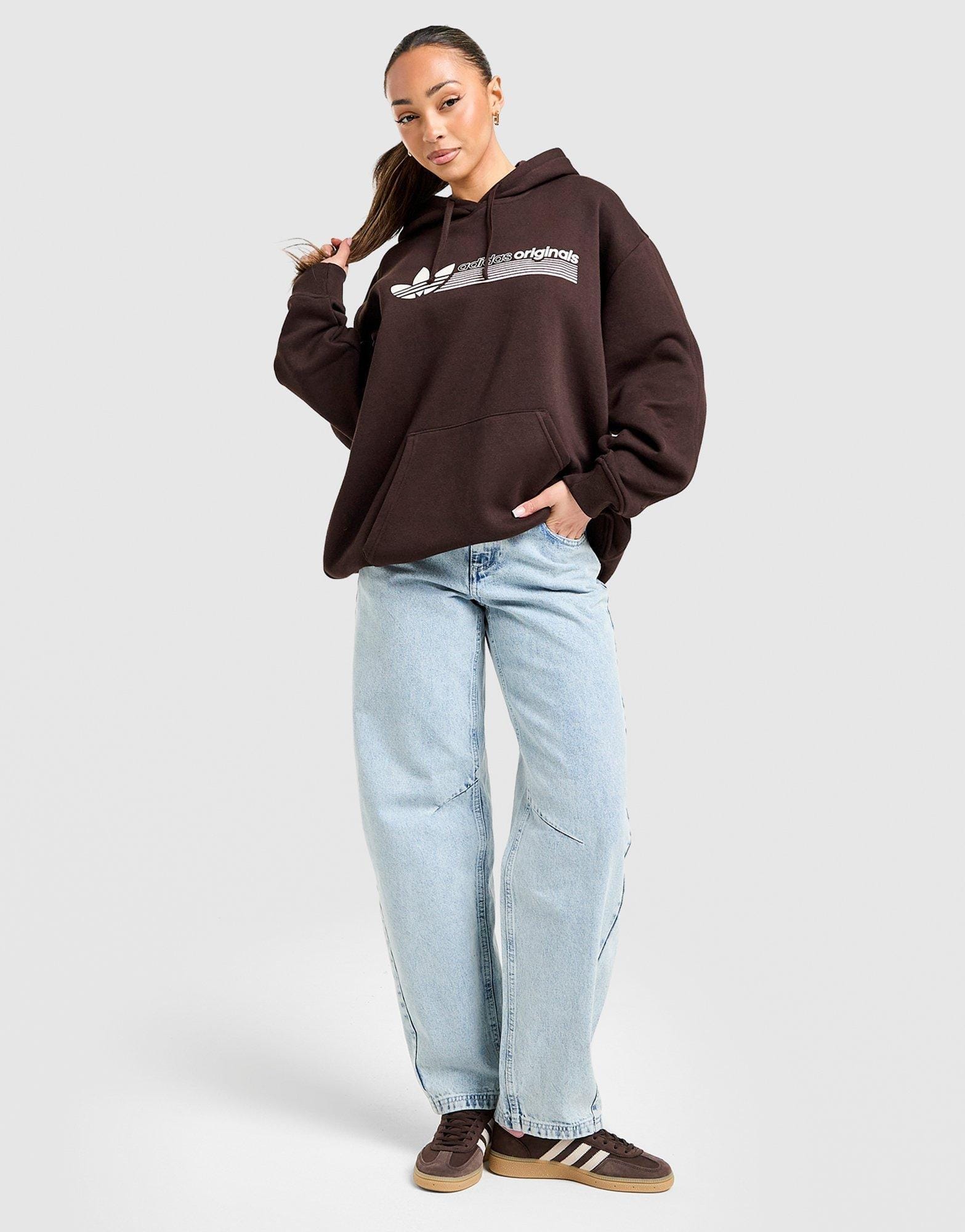 adidas Sport Stripe Overhead Hoodie