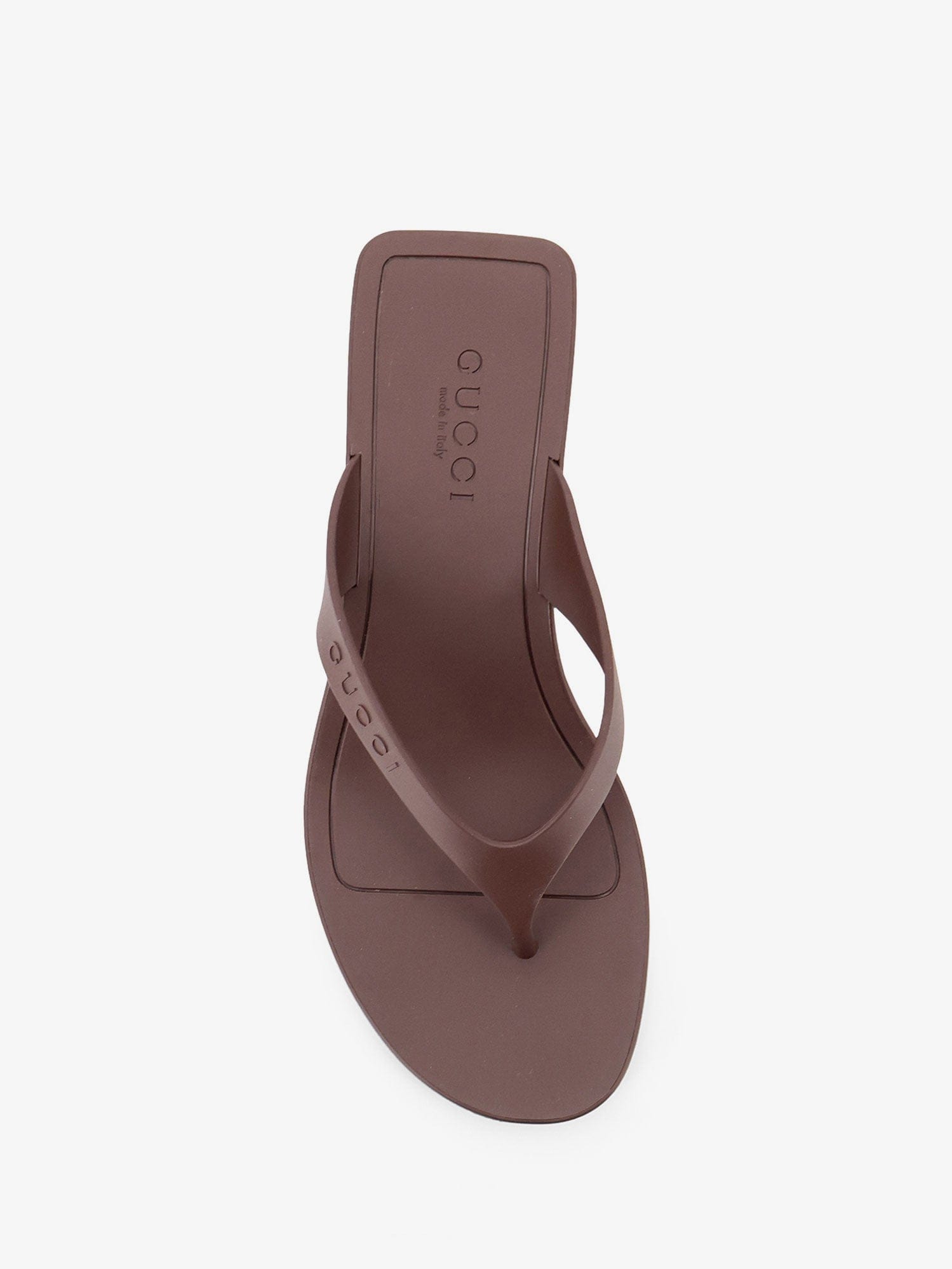 Gucci Vittoria rubber flip - flops sandals