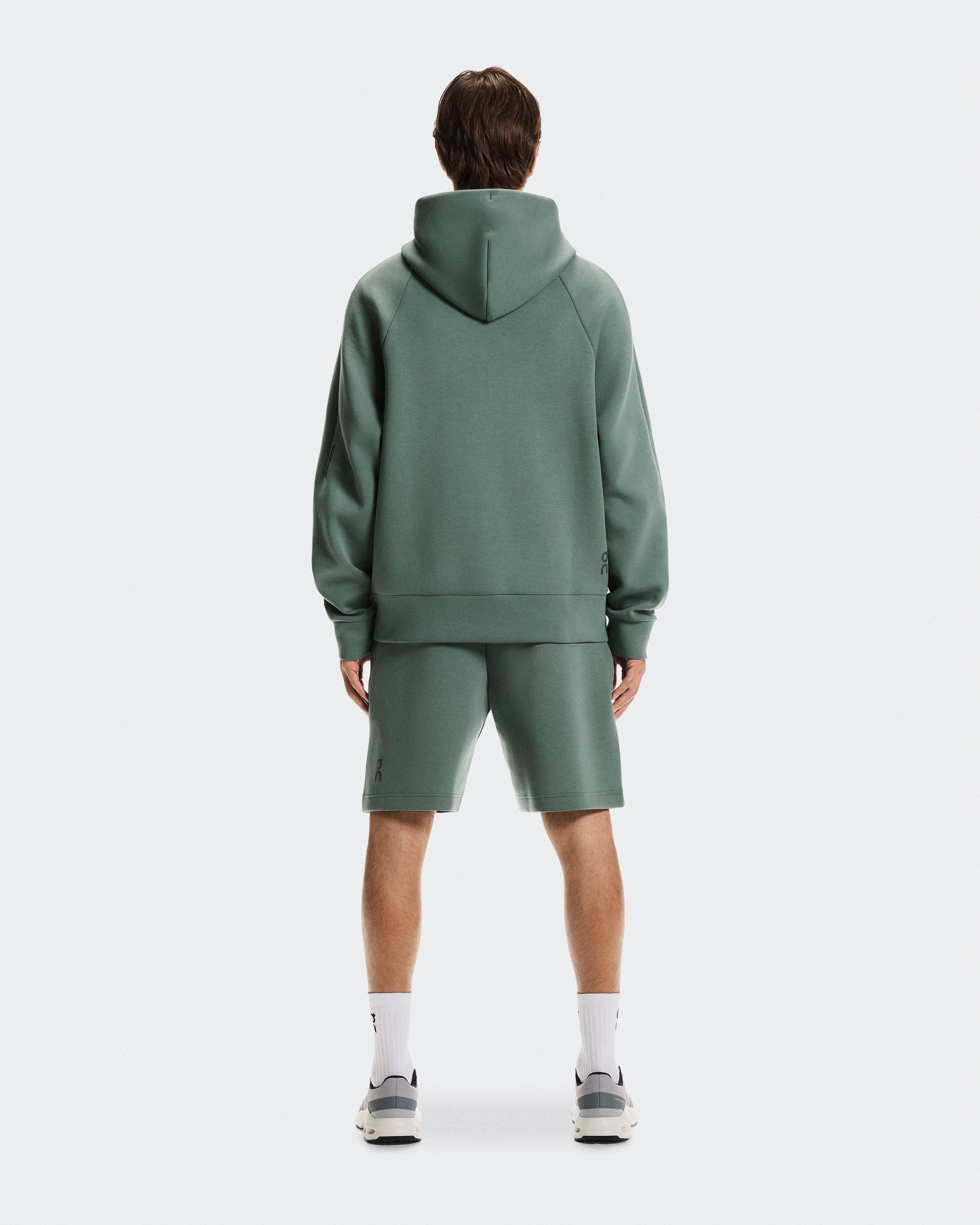 On Running On Focus Tech Zip Hoodie Olive