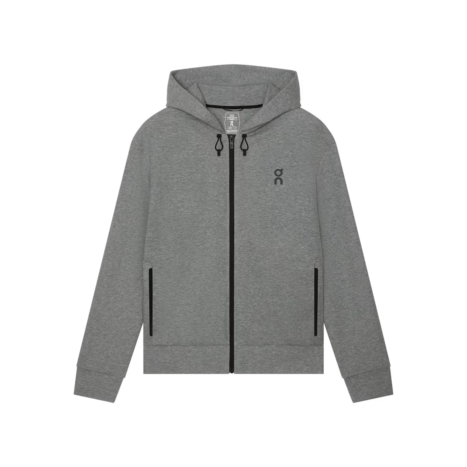 On Running On Focus Tech Zip Hoodie Basalt