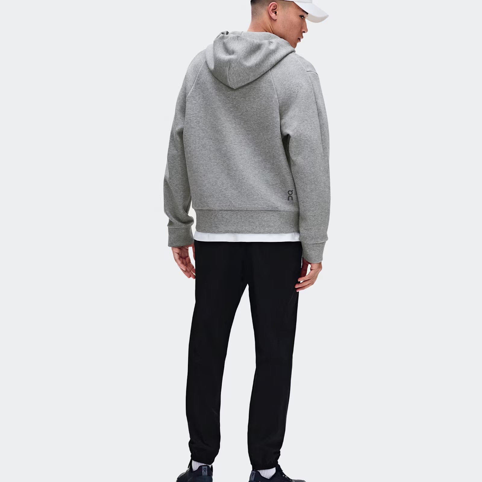 On Running On Focus Tech Zip Hoodie Basalt
