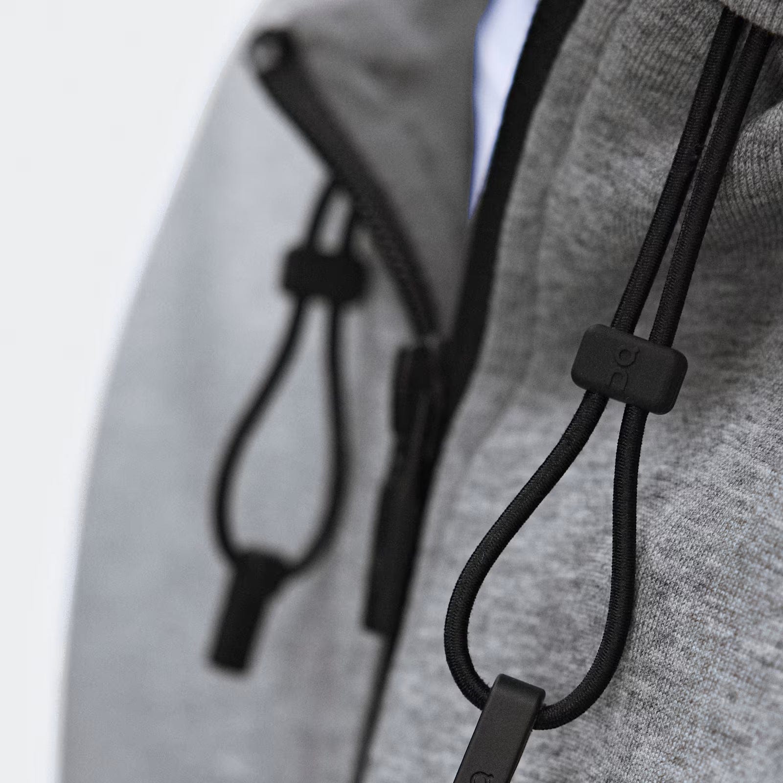 On Running On Focus Tech Zip Hoodie Basalt