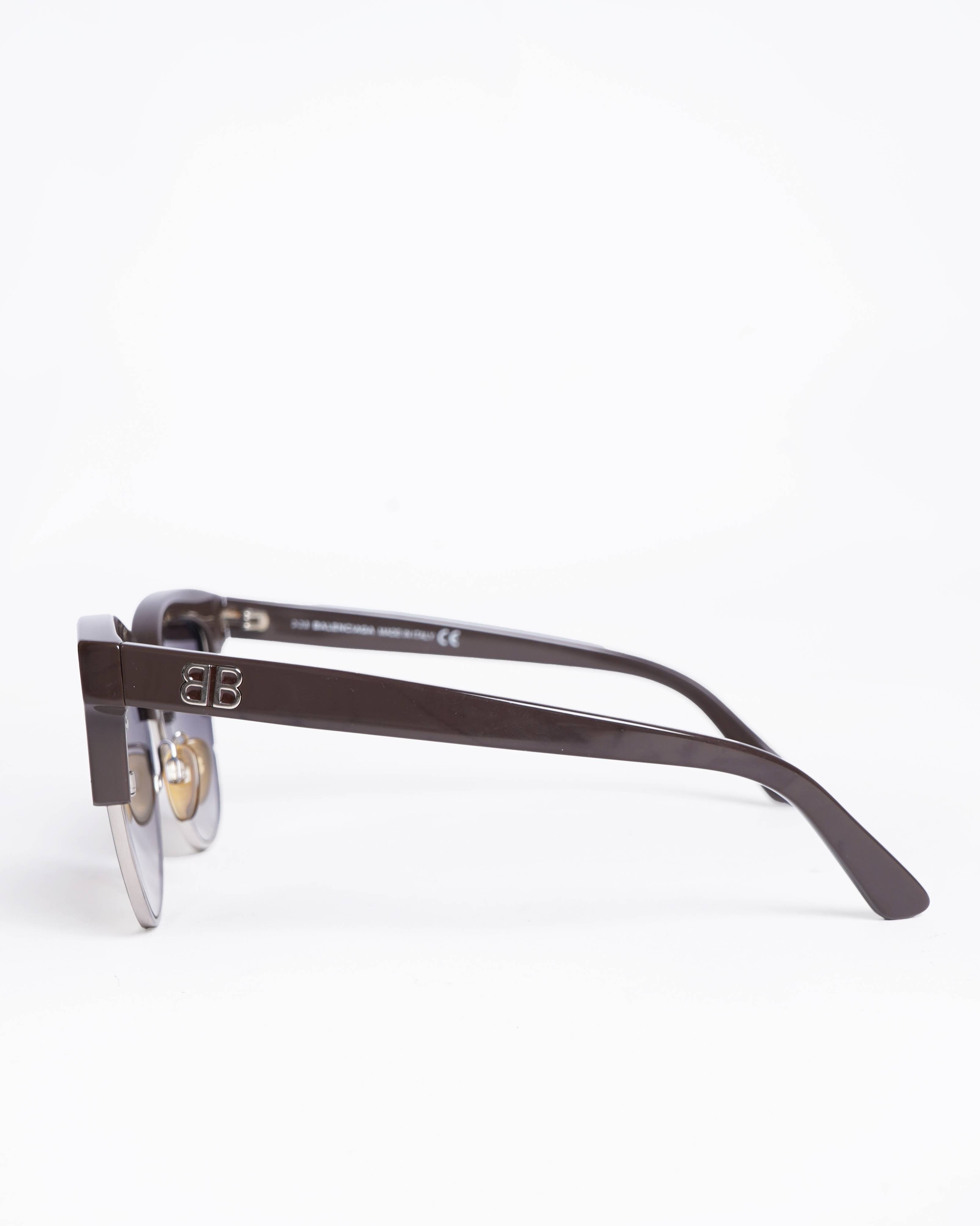 Balenciaga Balanciaga brown sunglasses