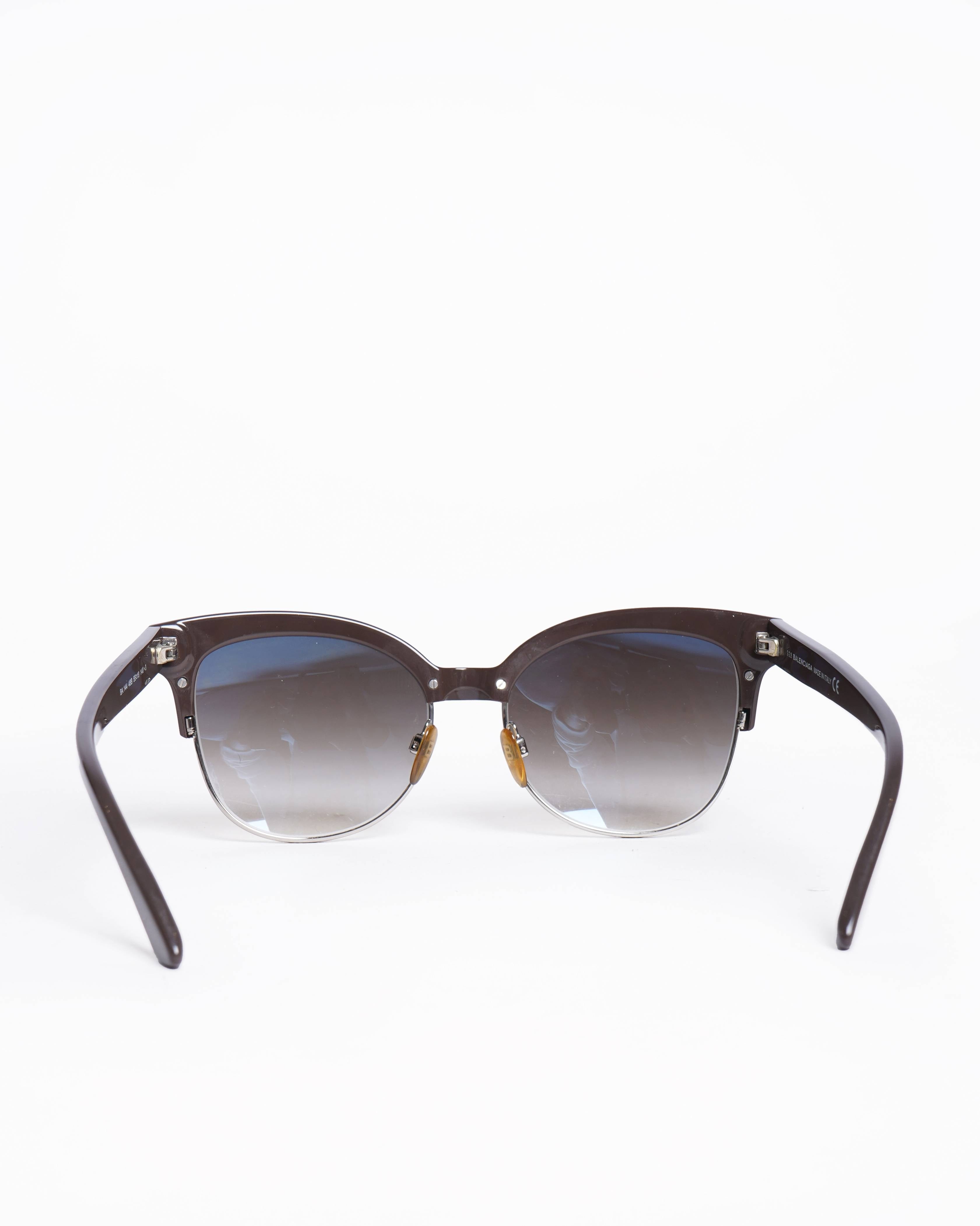 Balenciaga Balanciaga brown sunglasses