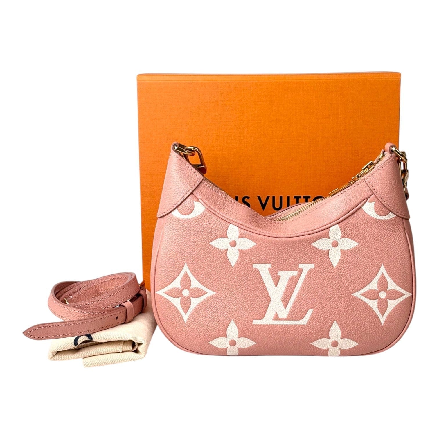 Louis Vuitton Bagatelle Pink Leather Bag