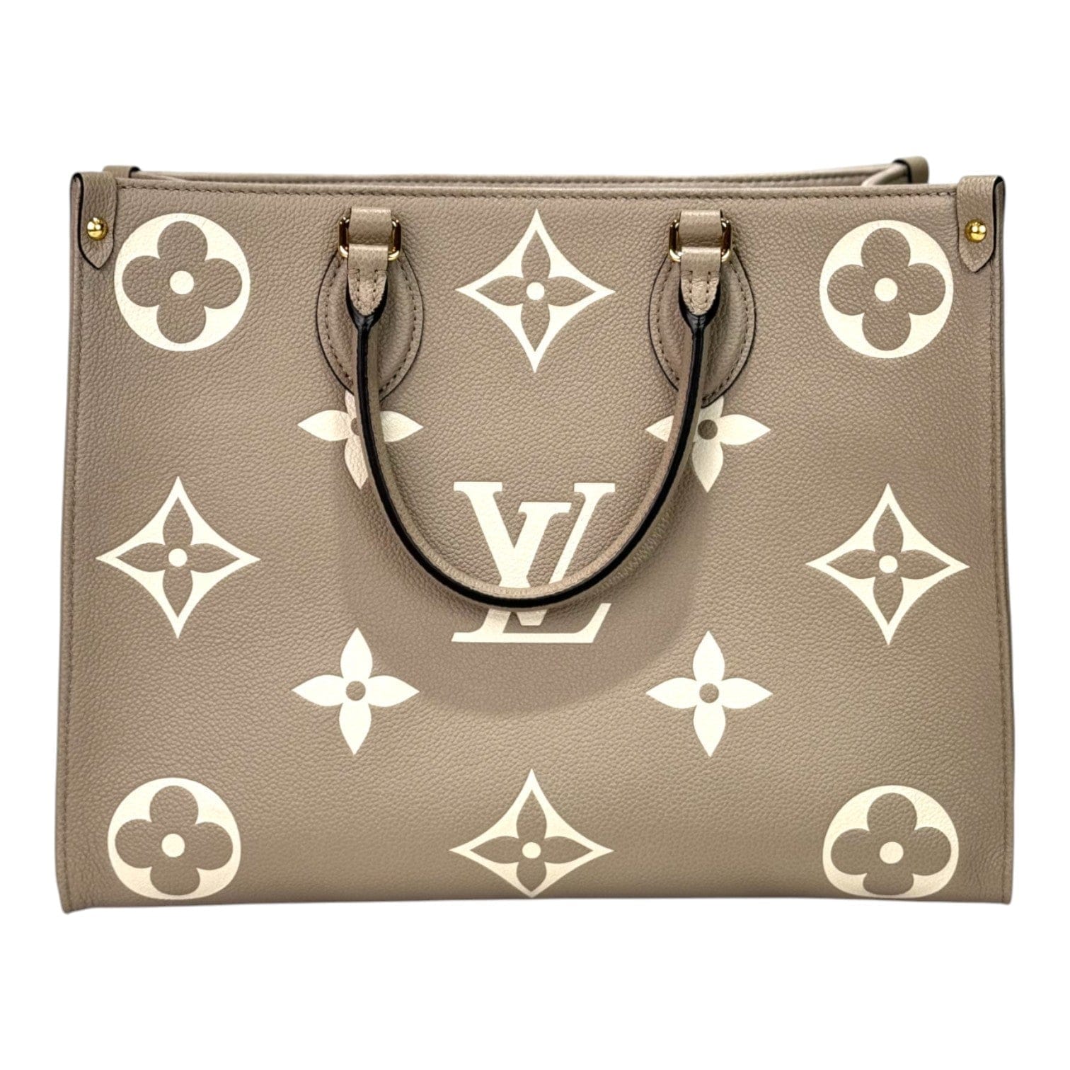 Louis Vuitton On The Go Beige/Cream MM Bag