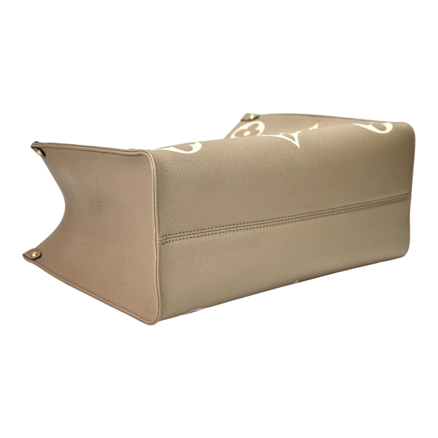 Louis Vuitton On The Go Beige/Cream MM Bag